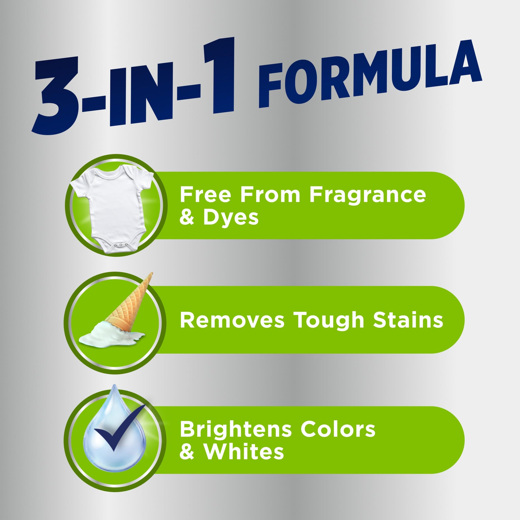 Triple Action Free Versatile Stain Remover Powder (64 Ounce)