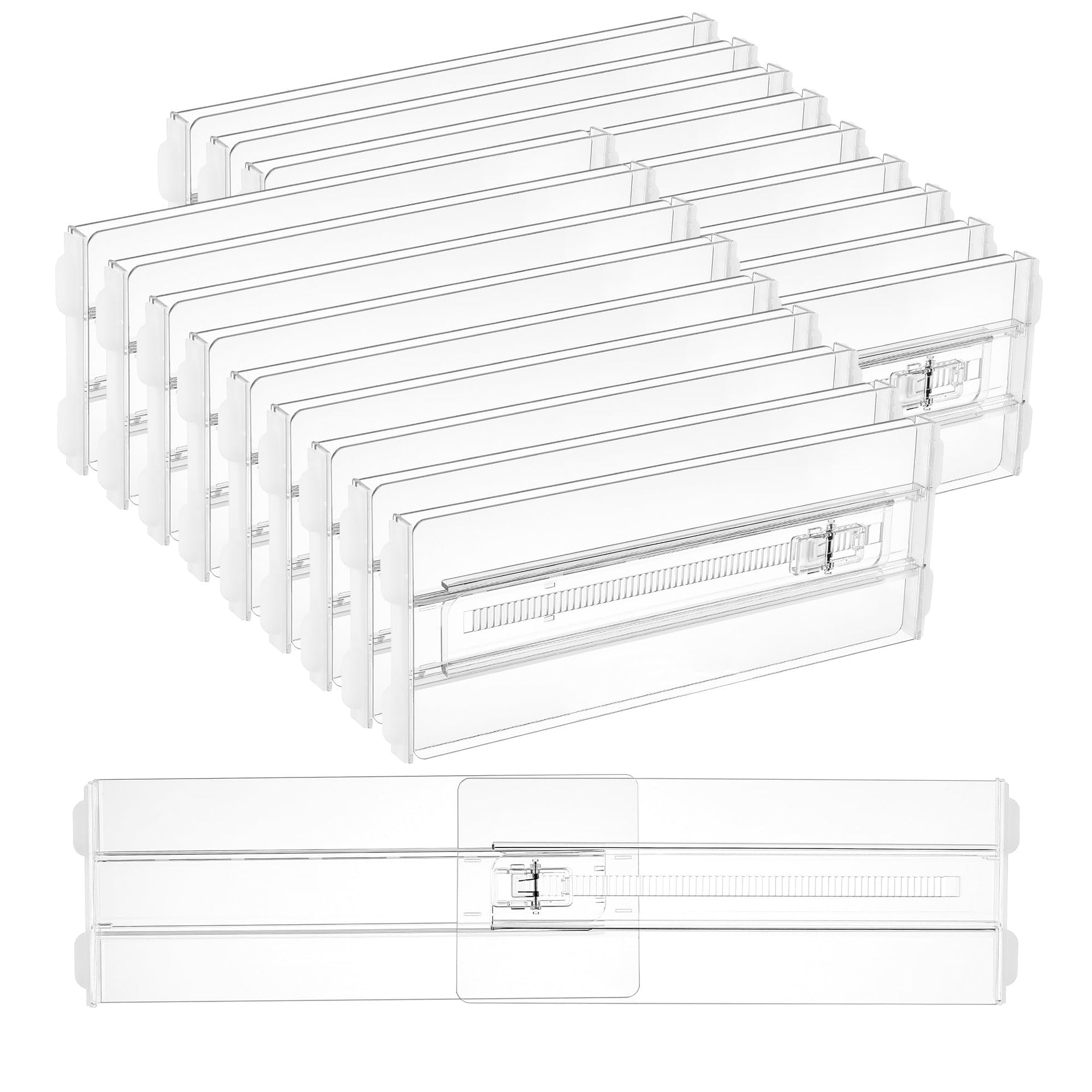 18 Pack Drawer Dividers for Clothes (18 Count)