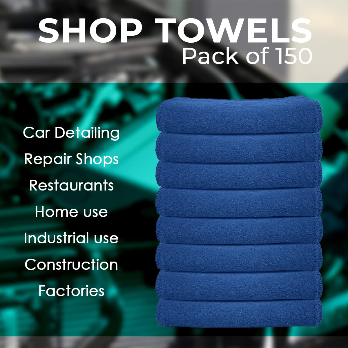Cotton Shop Rags (150 Count)