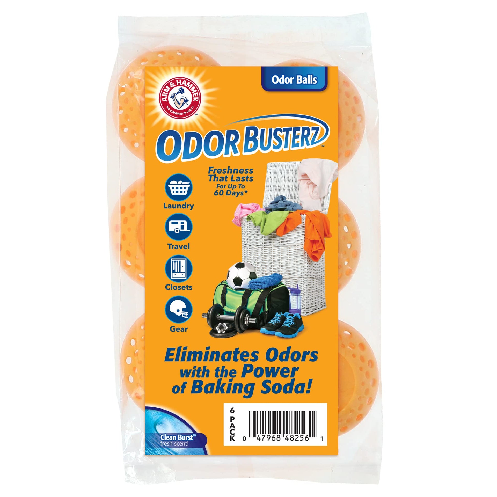 OdorBusterz® Odor Eliminator Balls (6 Count)