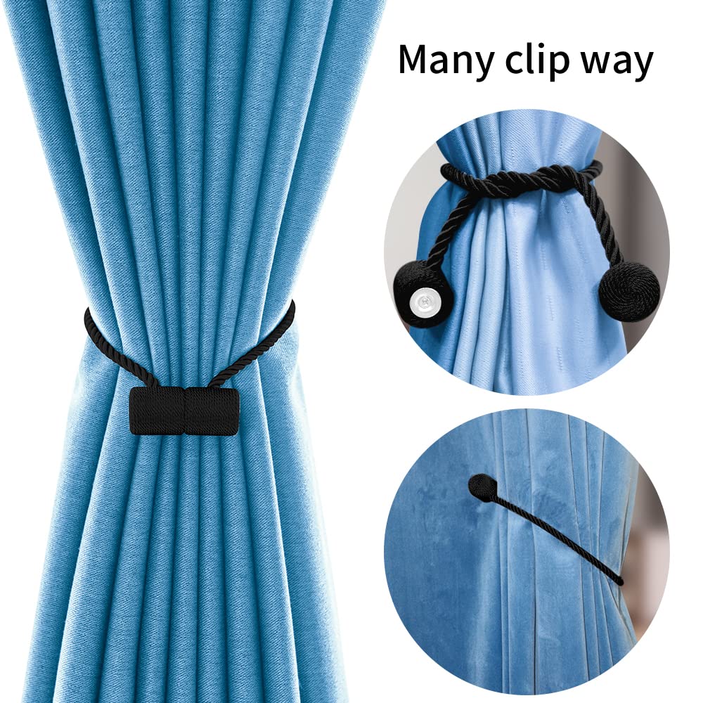 18 Inch Strong Magnetic Curtain Tiebacks (4 Count)
