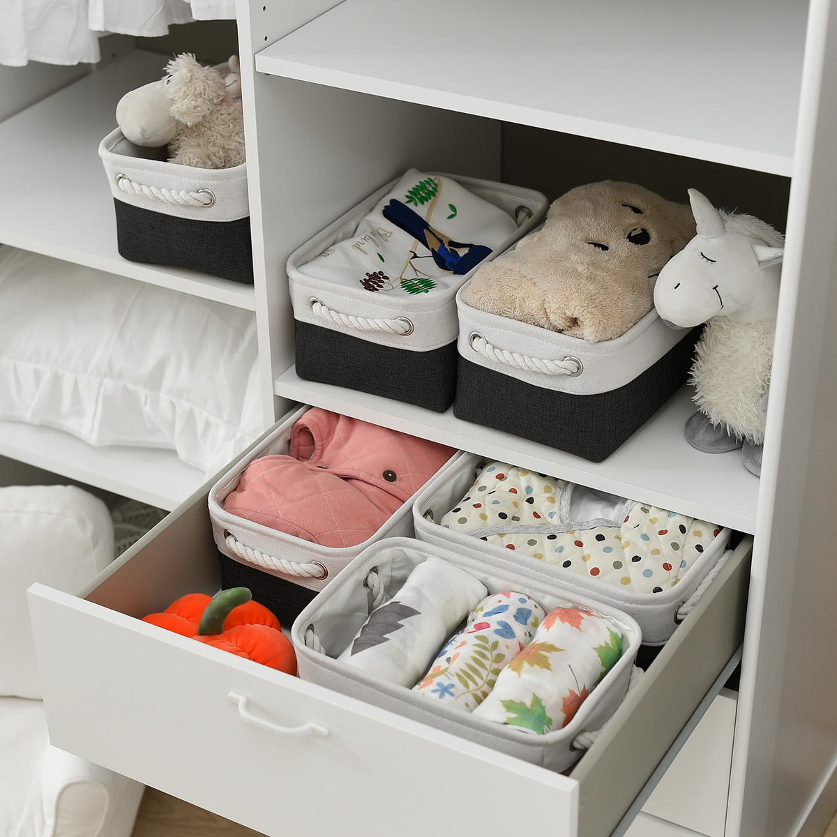 Storage Bins for Shelves (6 Count)