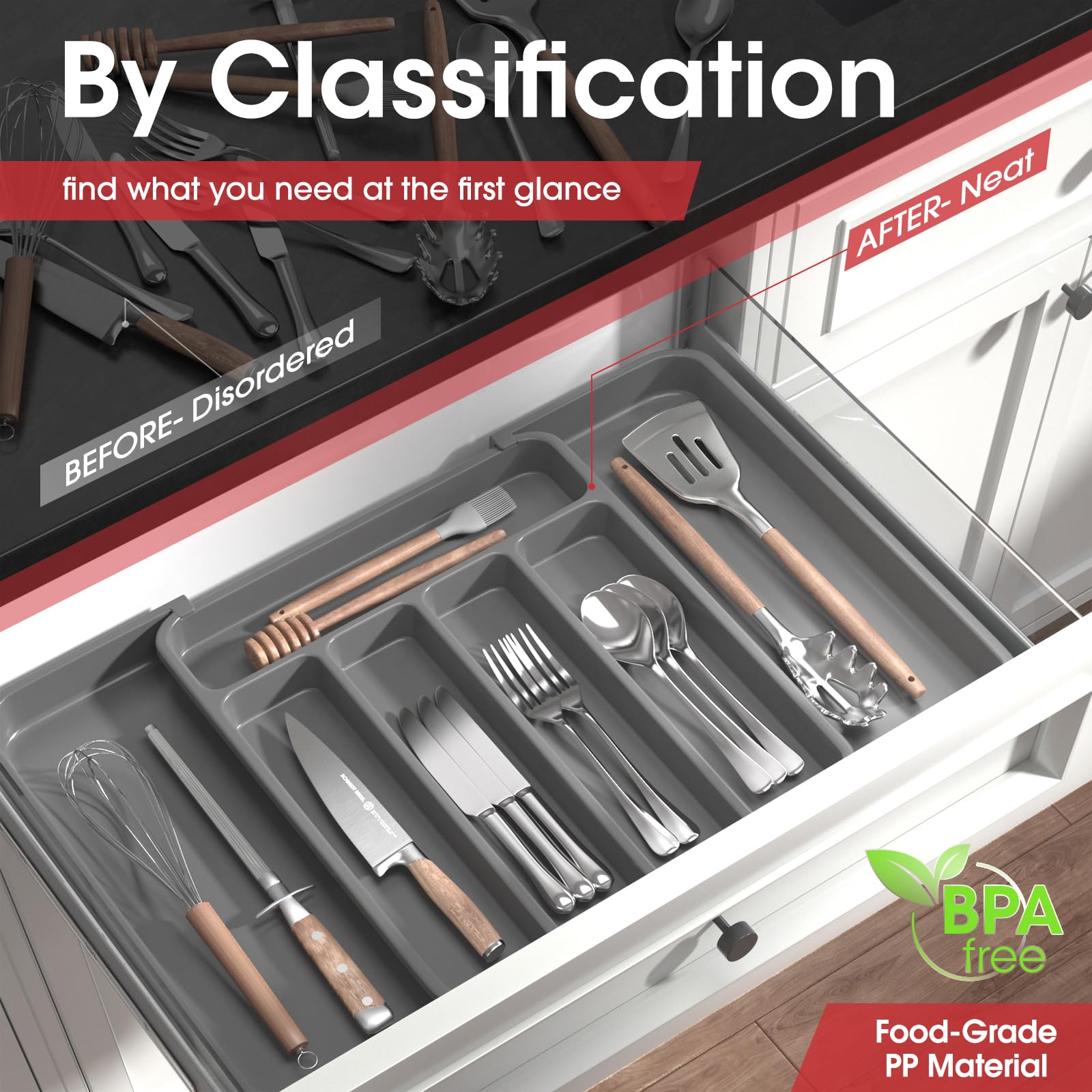 Silverware Drawer Organizer