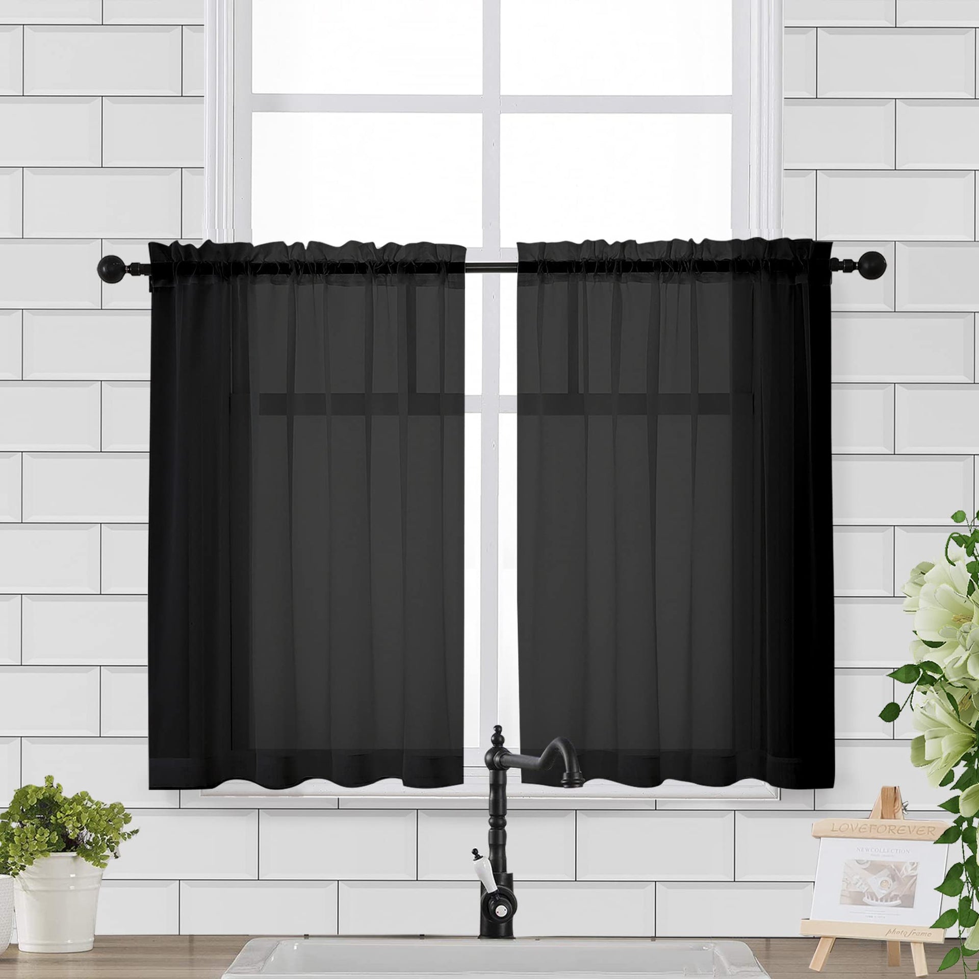Sheer Curtains 36 Inch Length