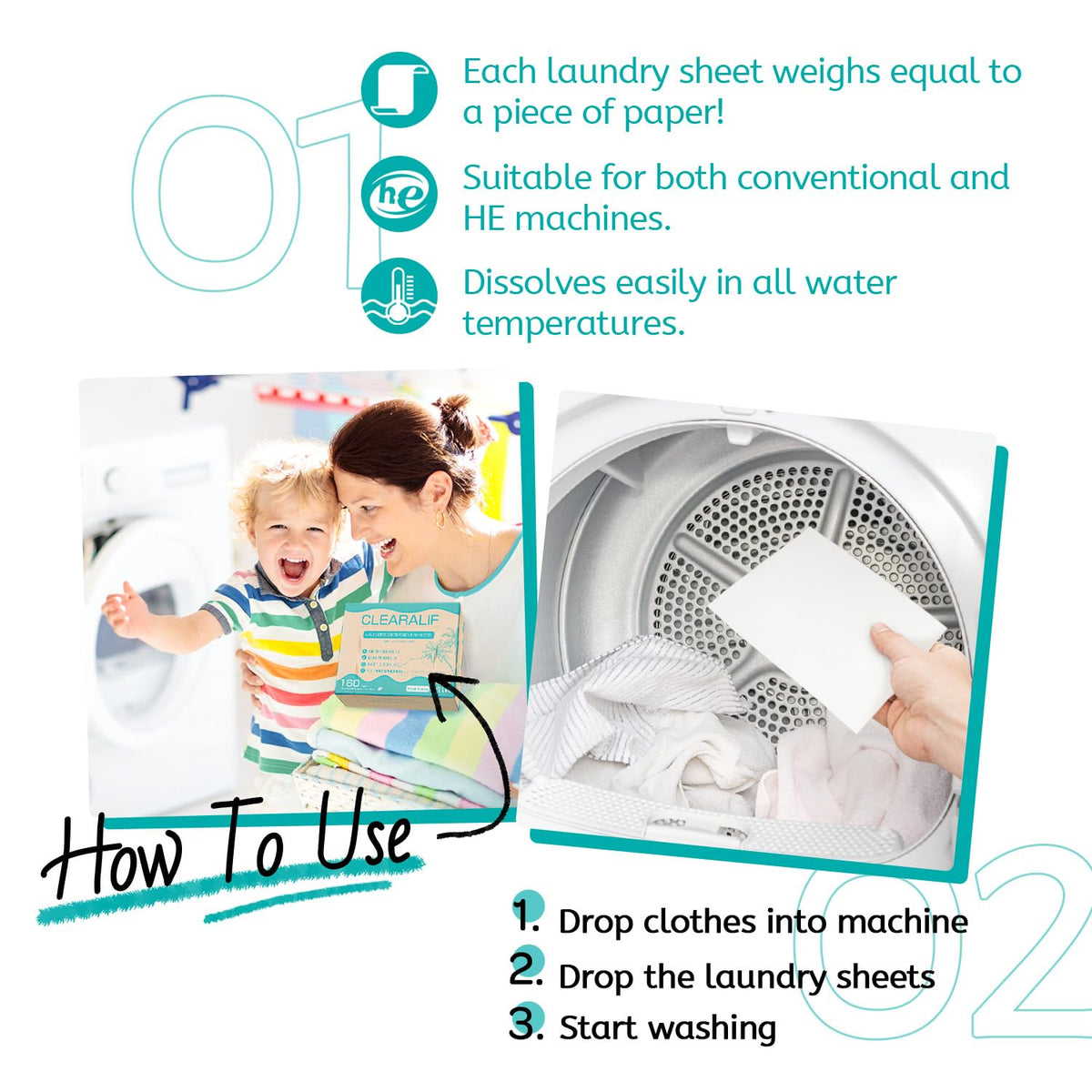Laundry Detergent Sheets (160 Count)