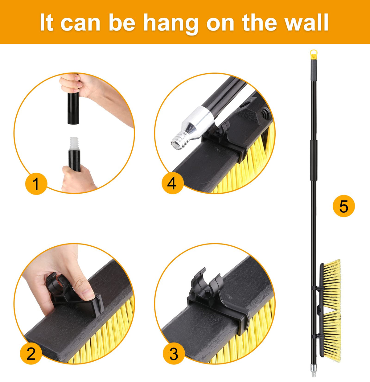 18 Inches Push Broom Outdoor