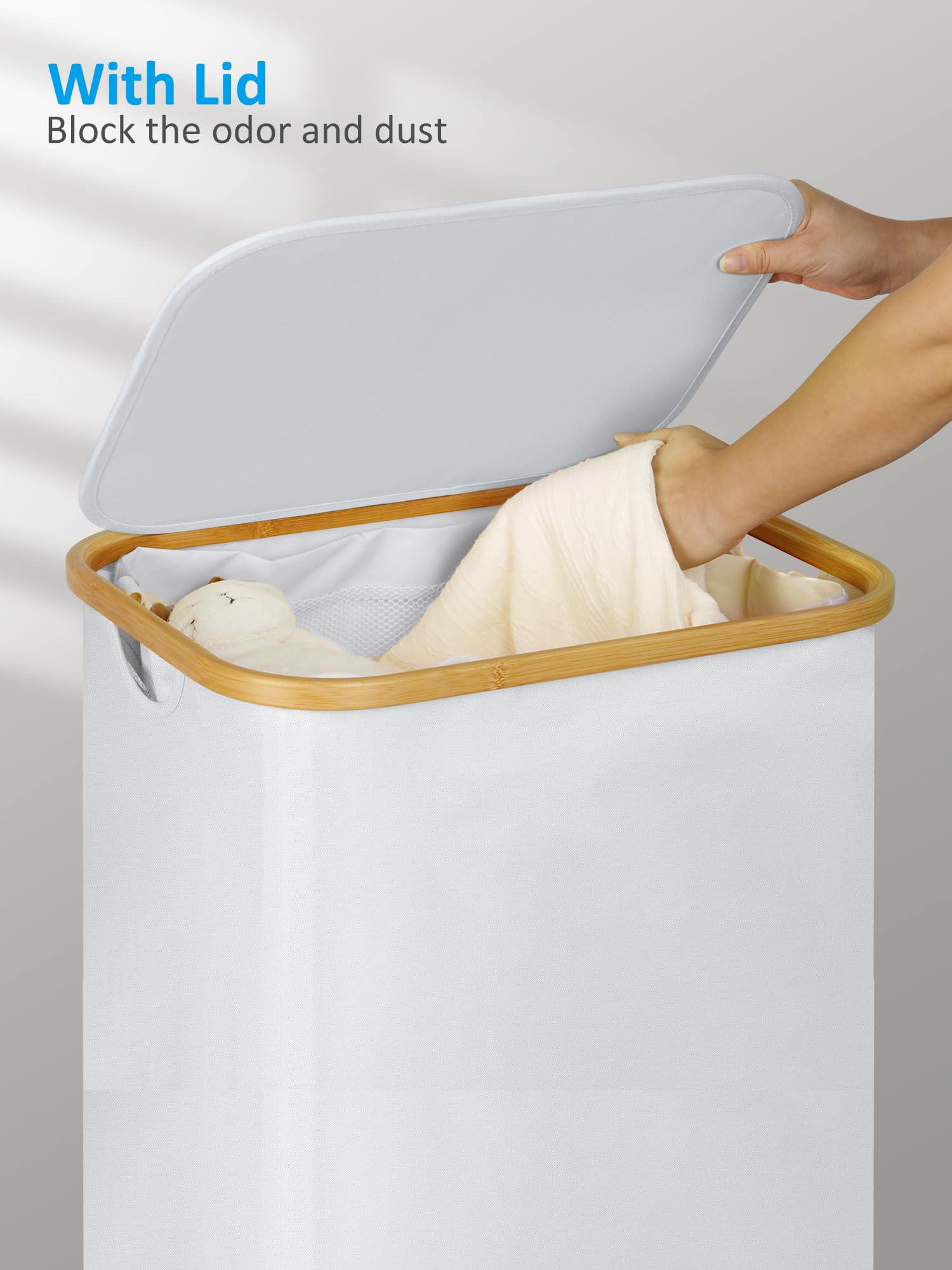 Laundry Basket with Wheels