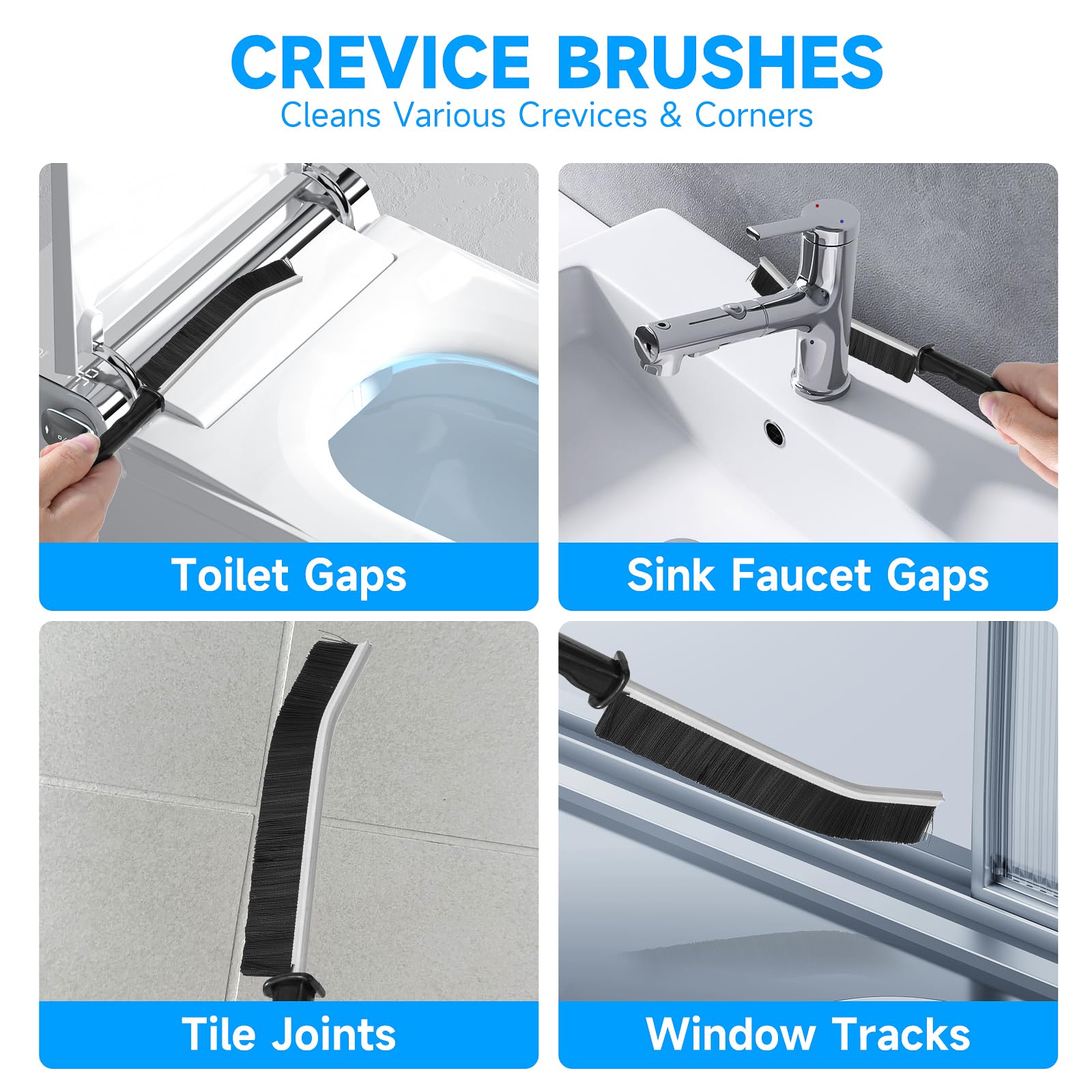 14Pcs Crevice Cleaning Brush Set (14 Count)