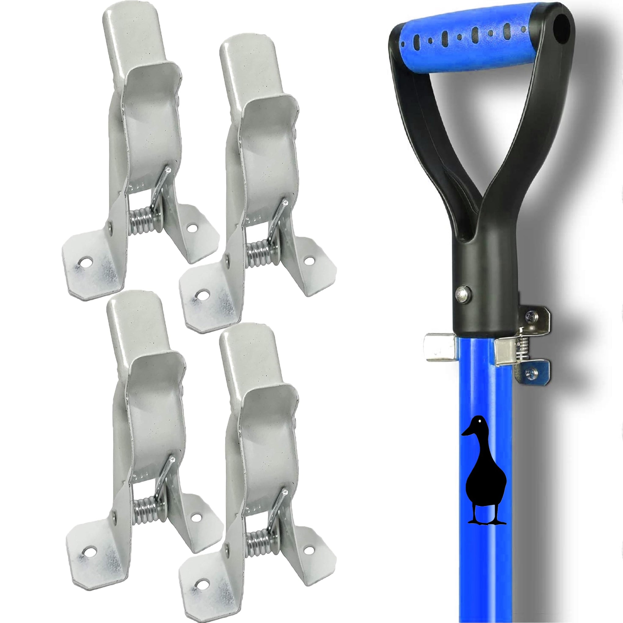 White Spring Grip Clamps