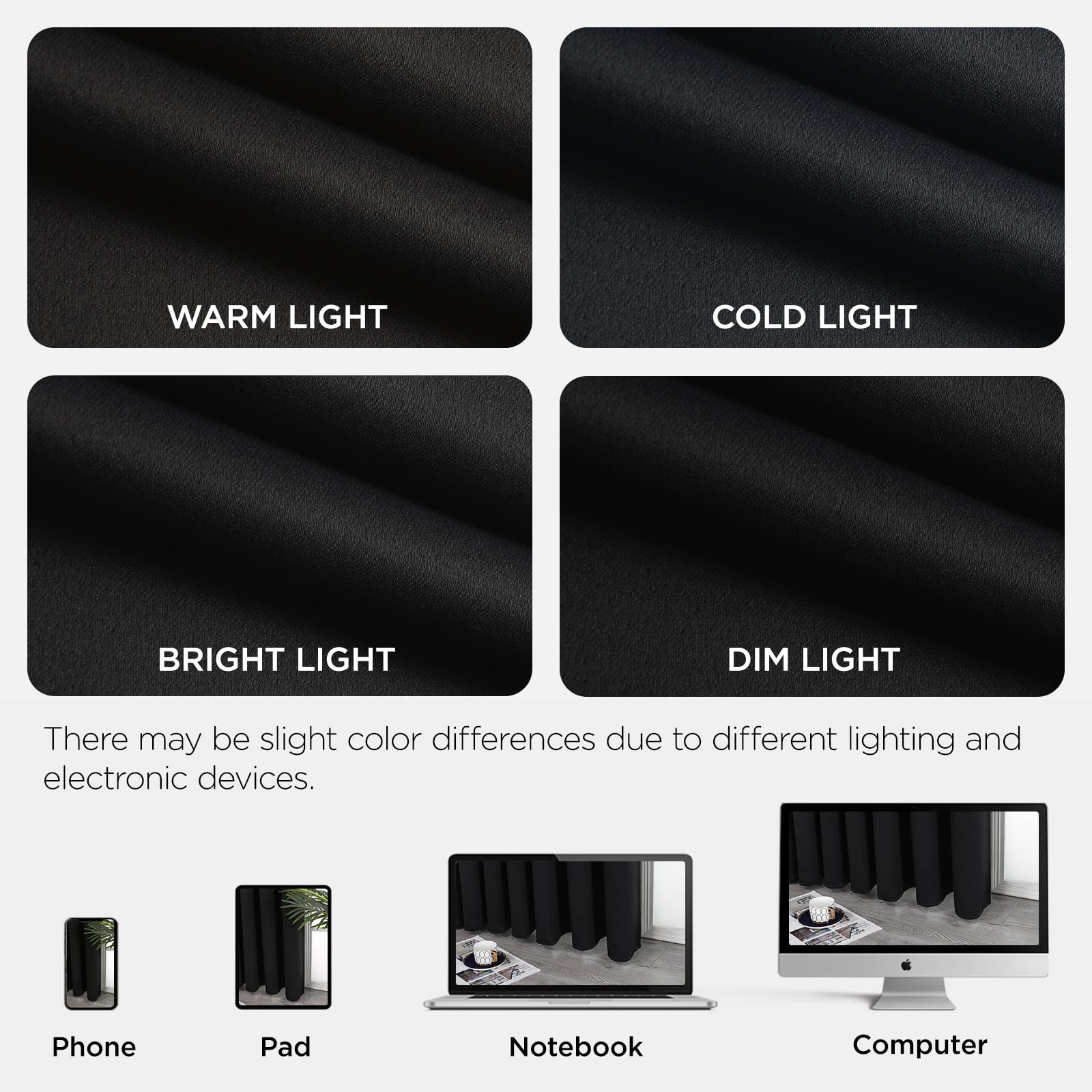 Door Curtain Blackout Curtains for Doorway Privacy Closet Drapes