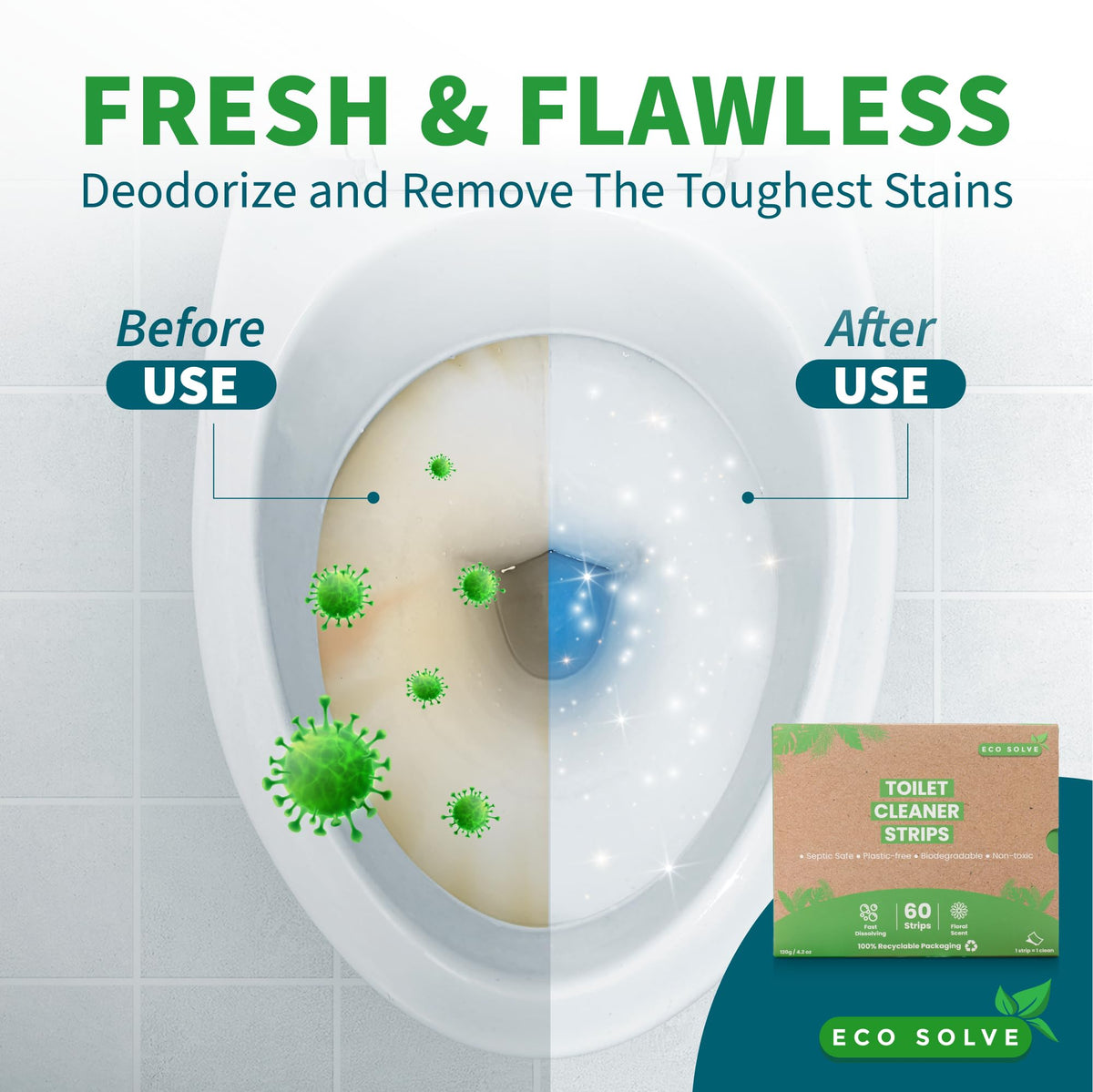 Toilet Bowl Cleaner Strips (180 Count)