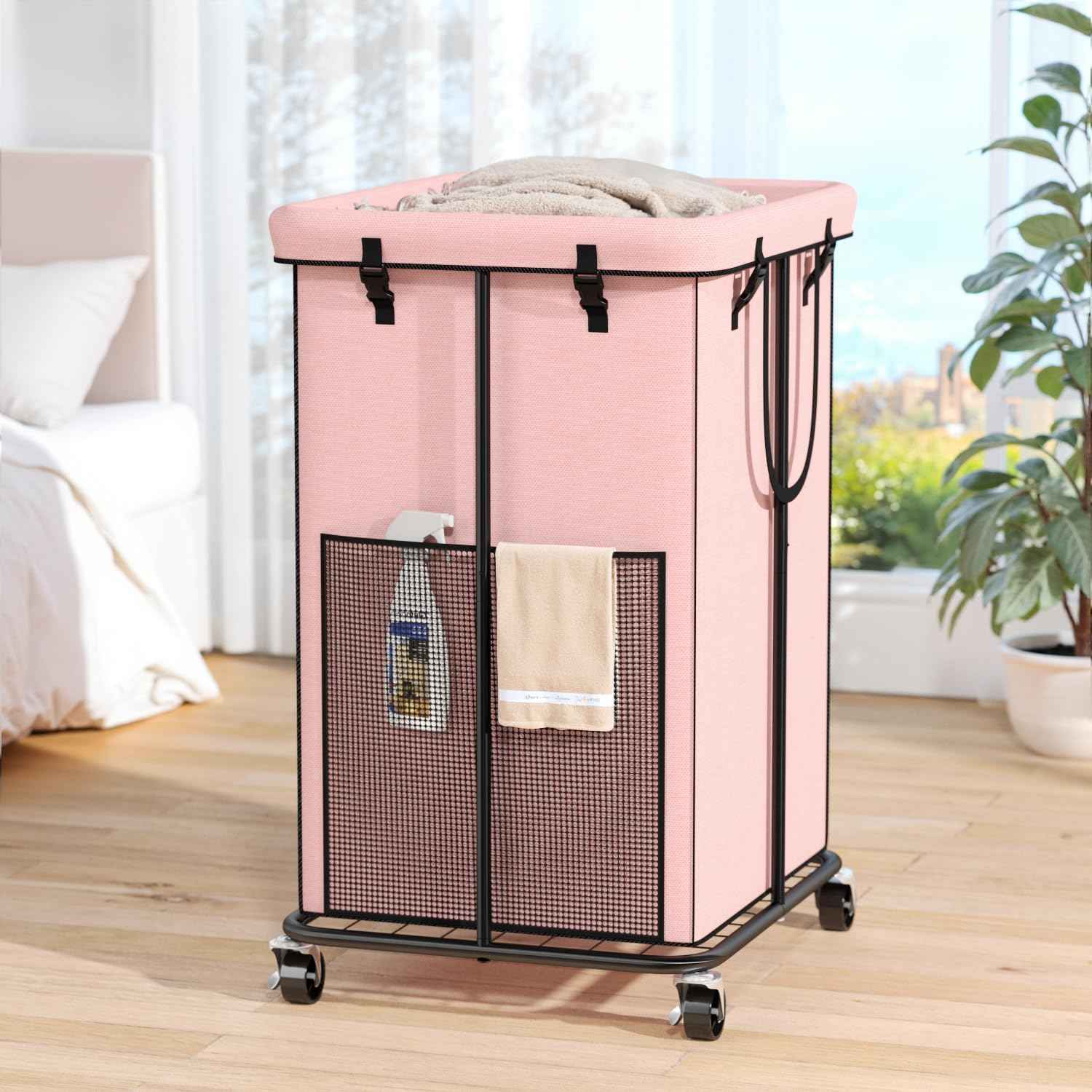Laundry Hamper with Wheels (99.68 Ounce)