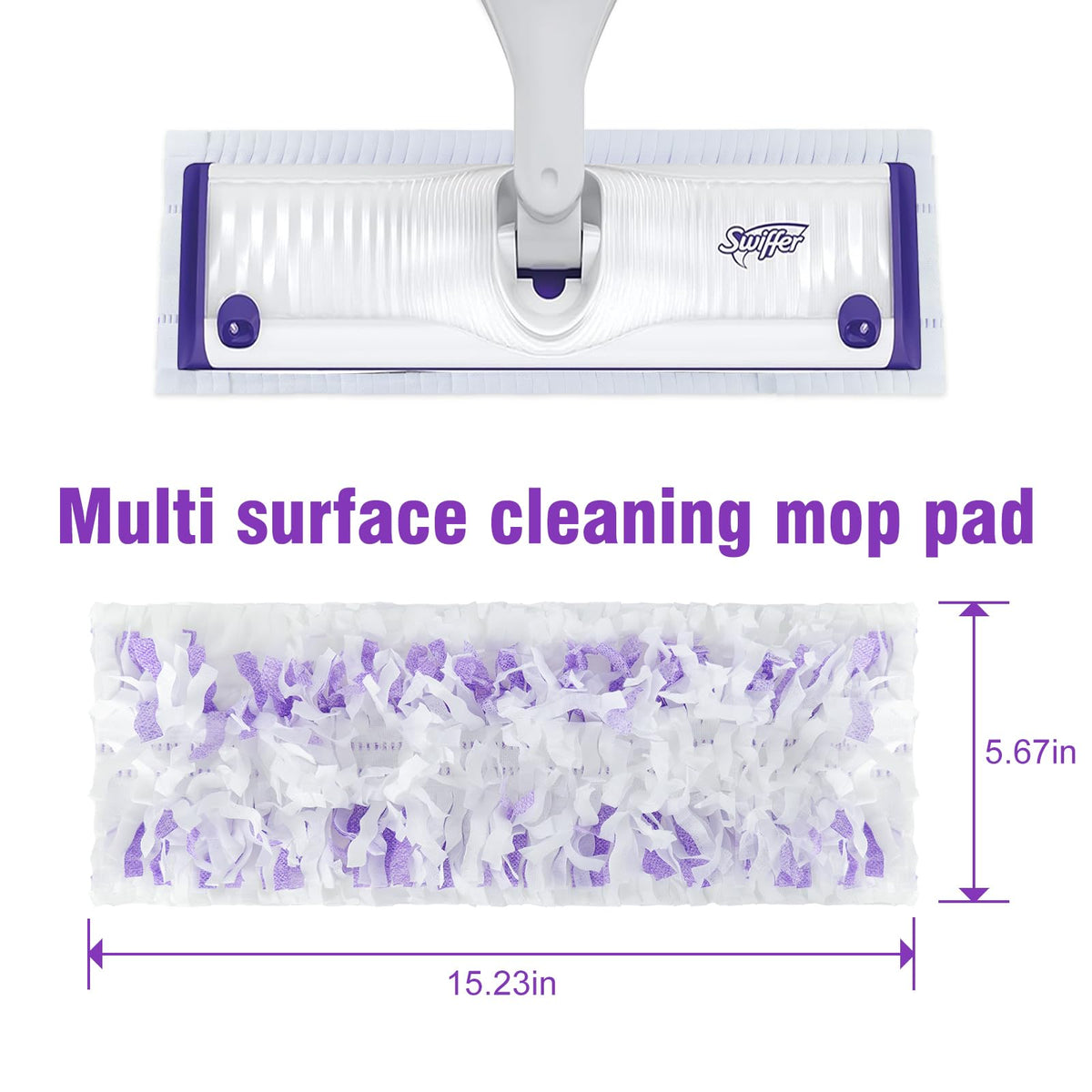 80 Pack Power Mop Refills Pad for Swiffer Power Mop (80 Count)