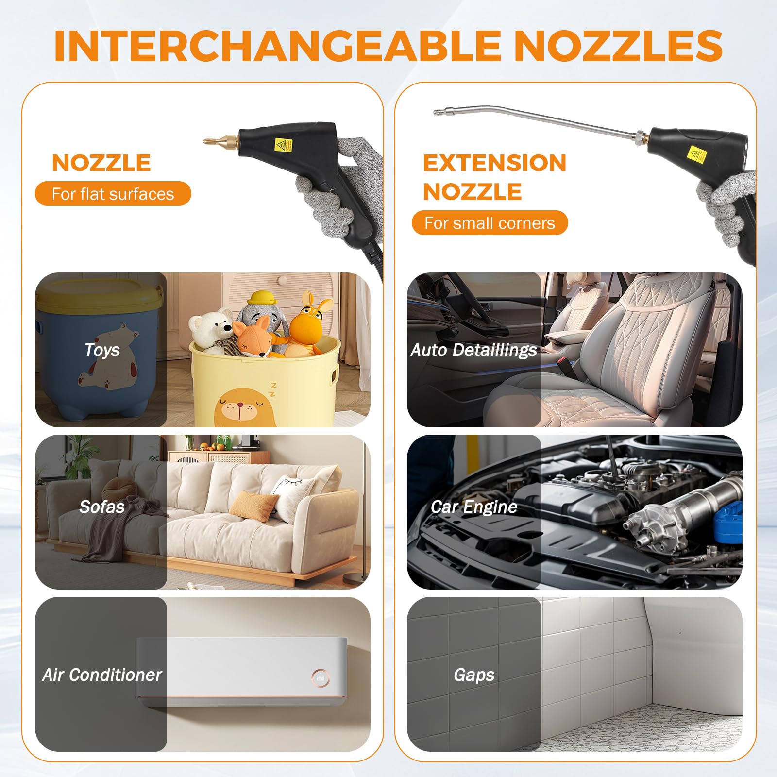 1.2L Car Steam Cleaner