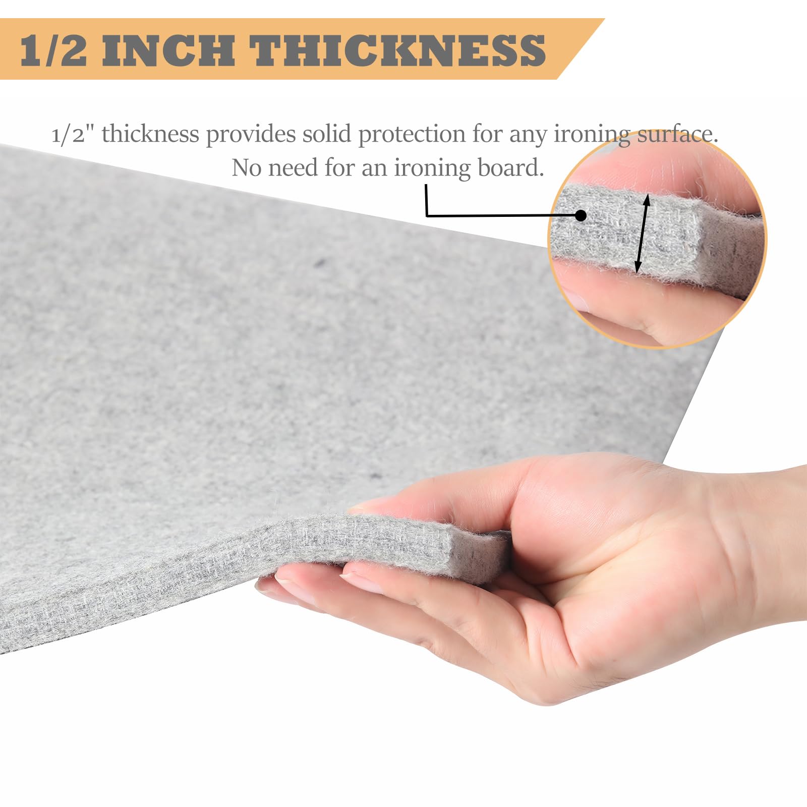 Wool Pressing Mat for Quilting
