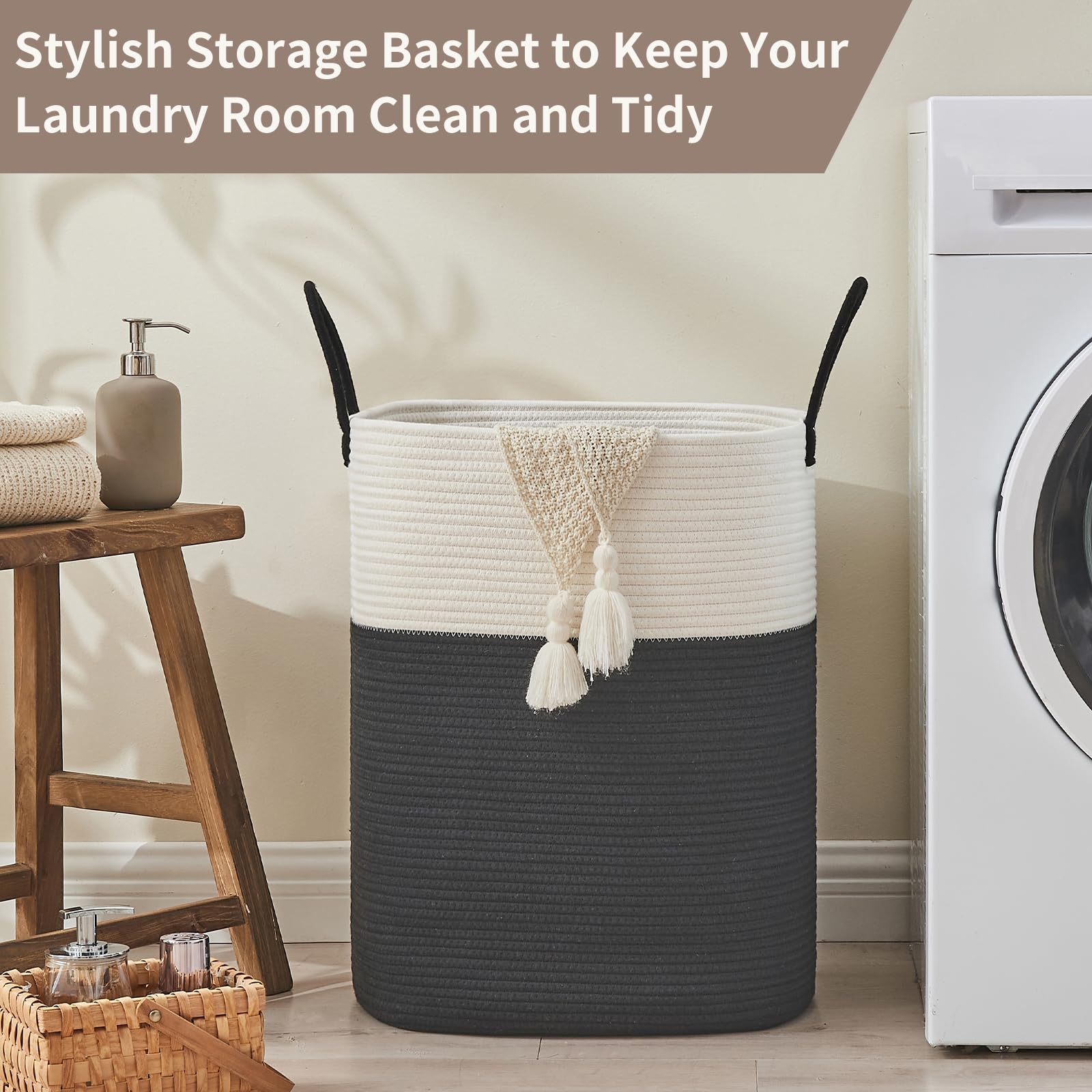 Laundry Basket with Handles