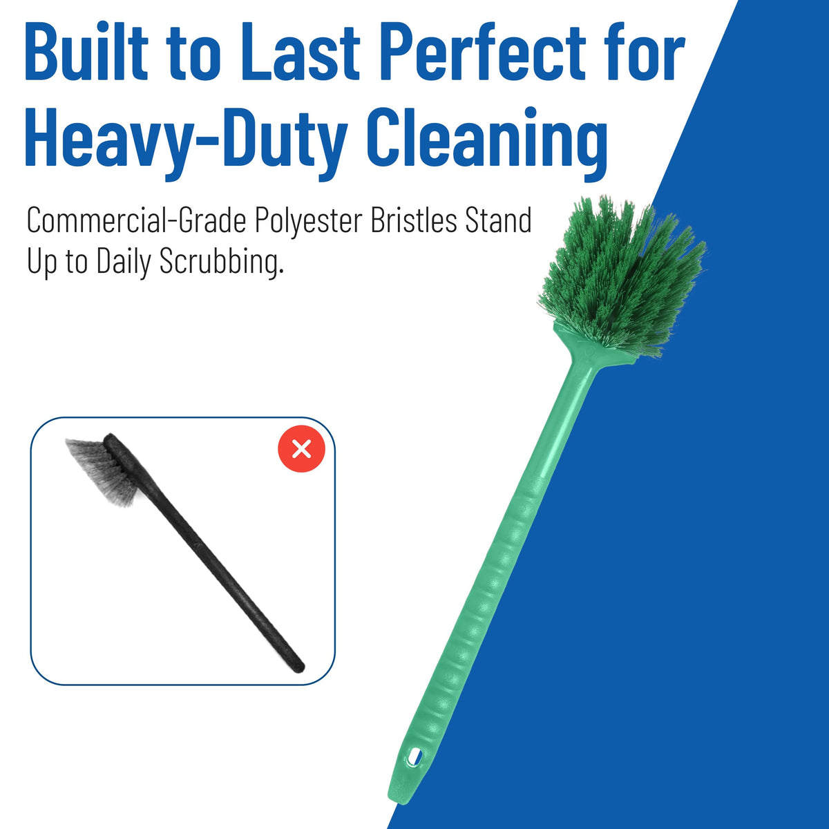 20" Floater Scrub Brush with Long Handle
