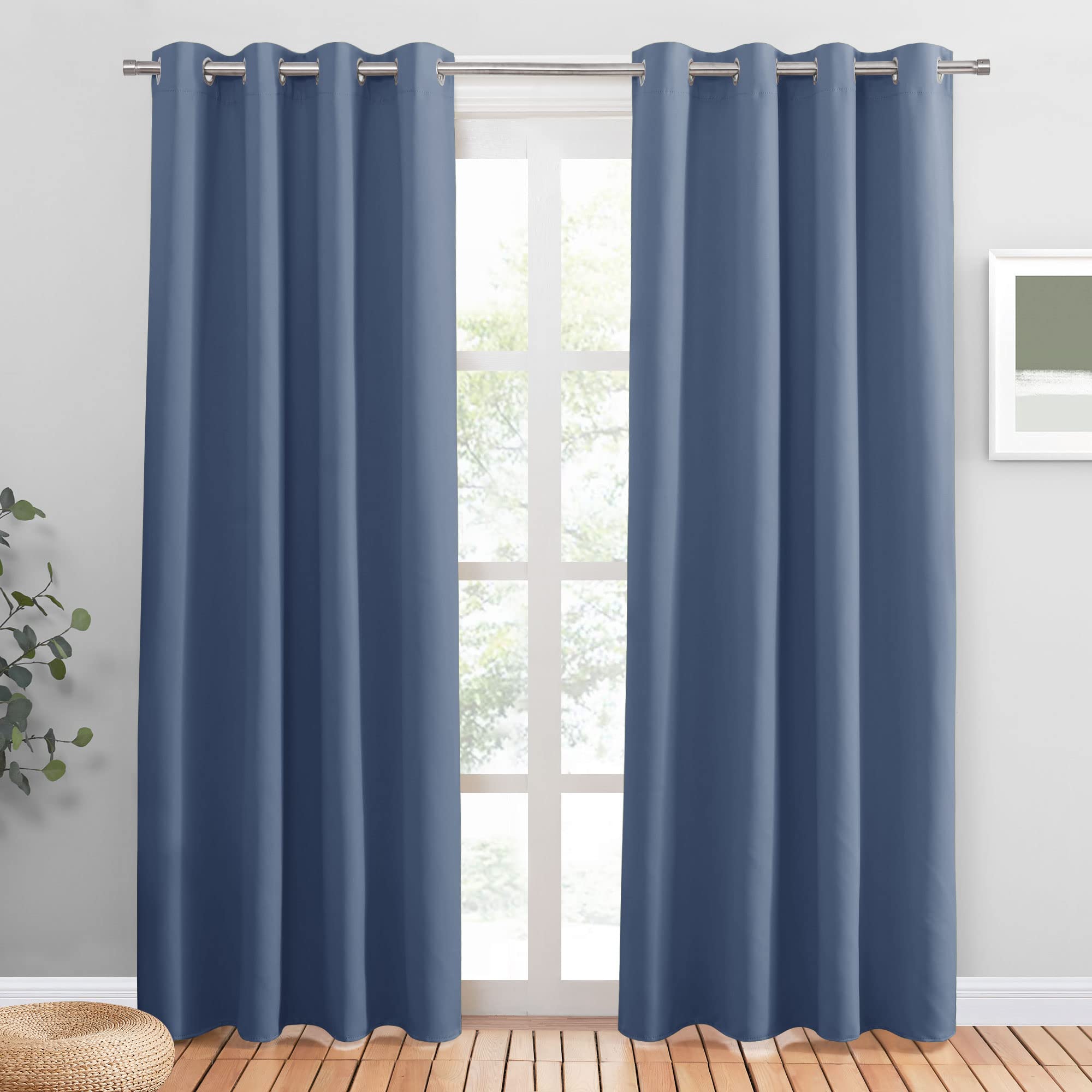 Blue Haze Blackout Curtains
