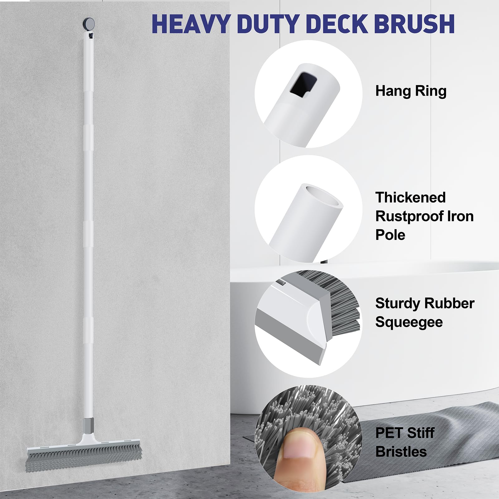 60 inch Long Handle Floor Scrub Brush