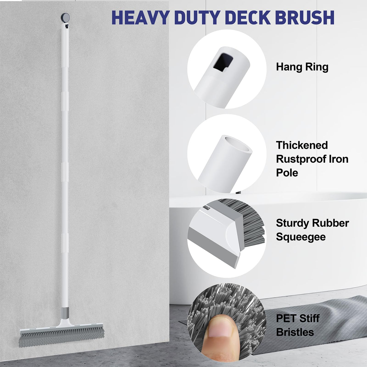 60 inch Long Handle Floor Scrub Brush