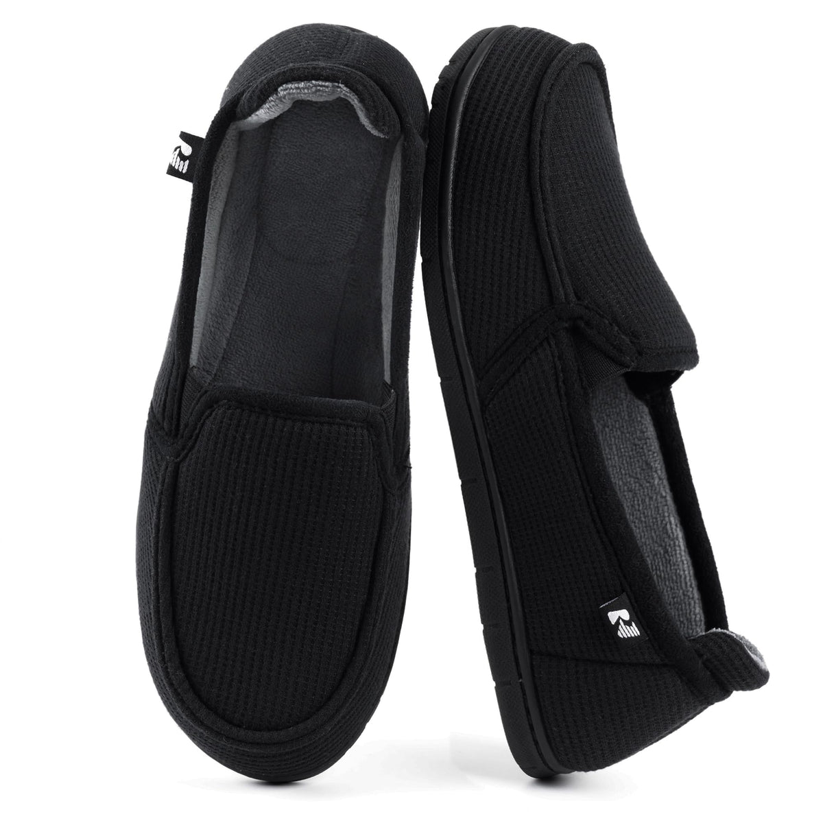 Women's Two Tone Hoodback Slipper with Removable Insole