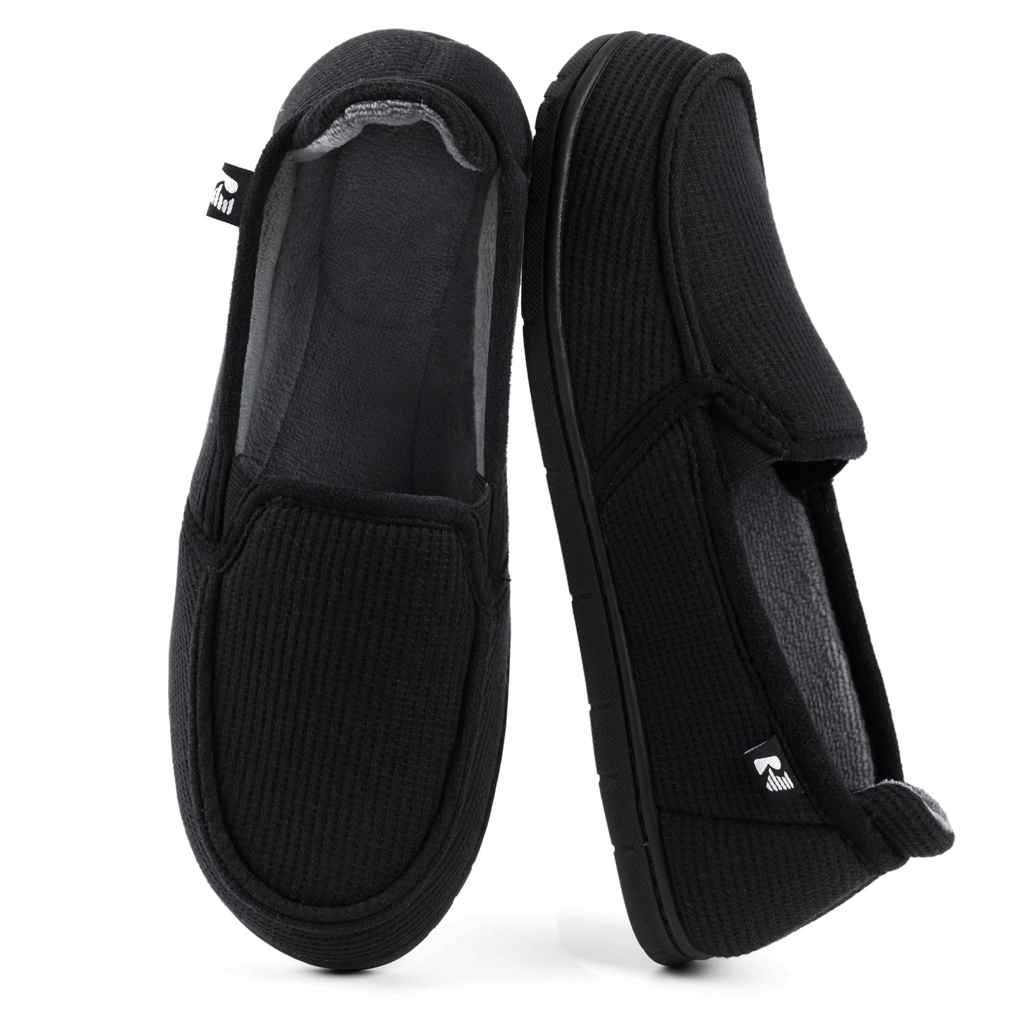 Women's Two Tone Hoodback Slipper with Removable Insole