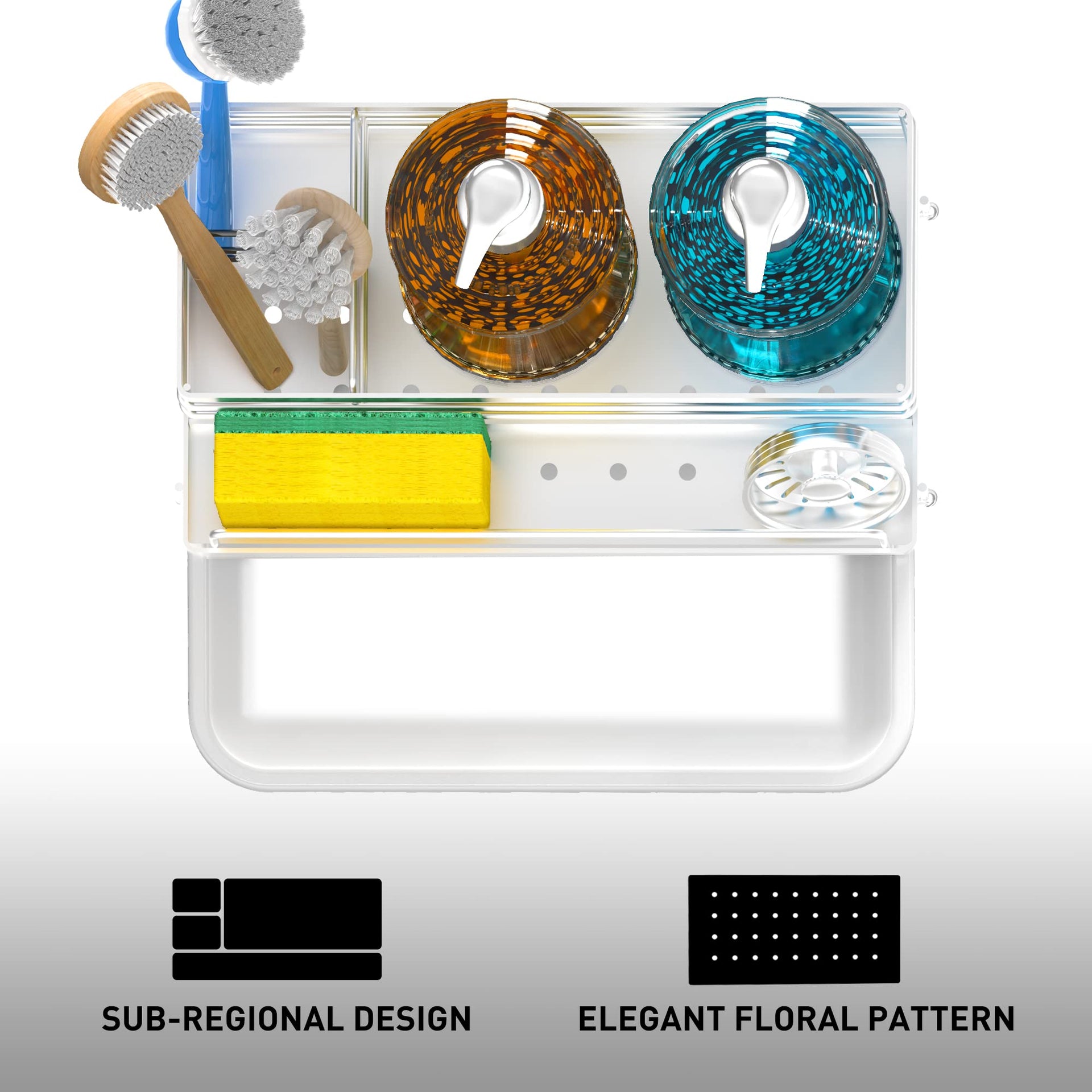 Stainless Steel Sponge Holder for Kitchen