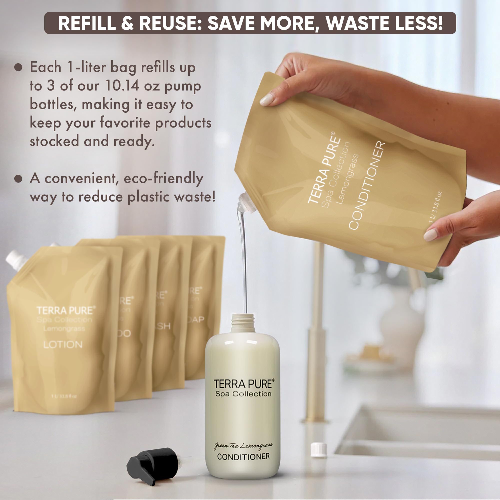 Spa Conditioner Refill Bags (3 Count)
