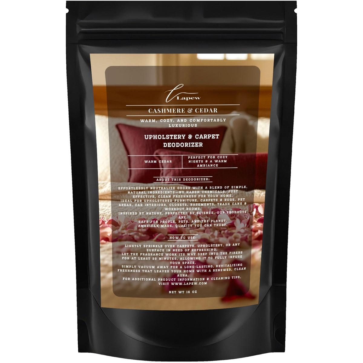 Cashmere Cedar Carpet Deodorizer Powder (16 Ounce)