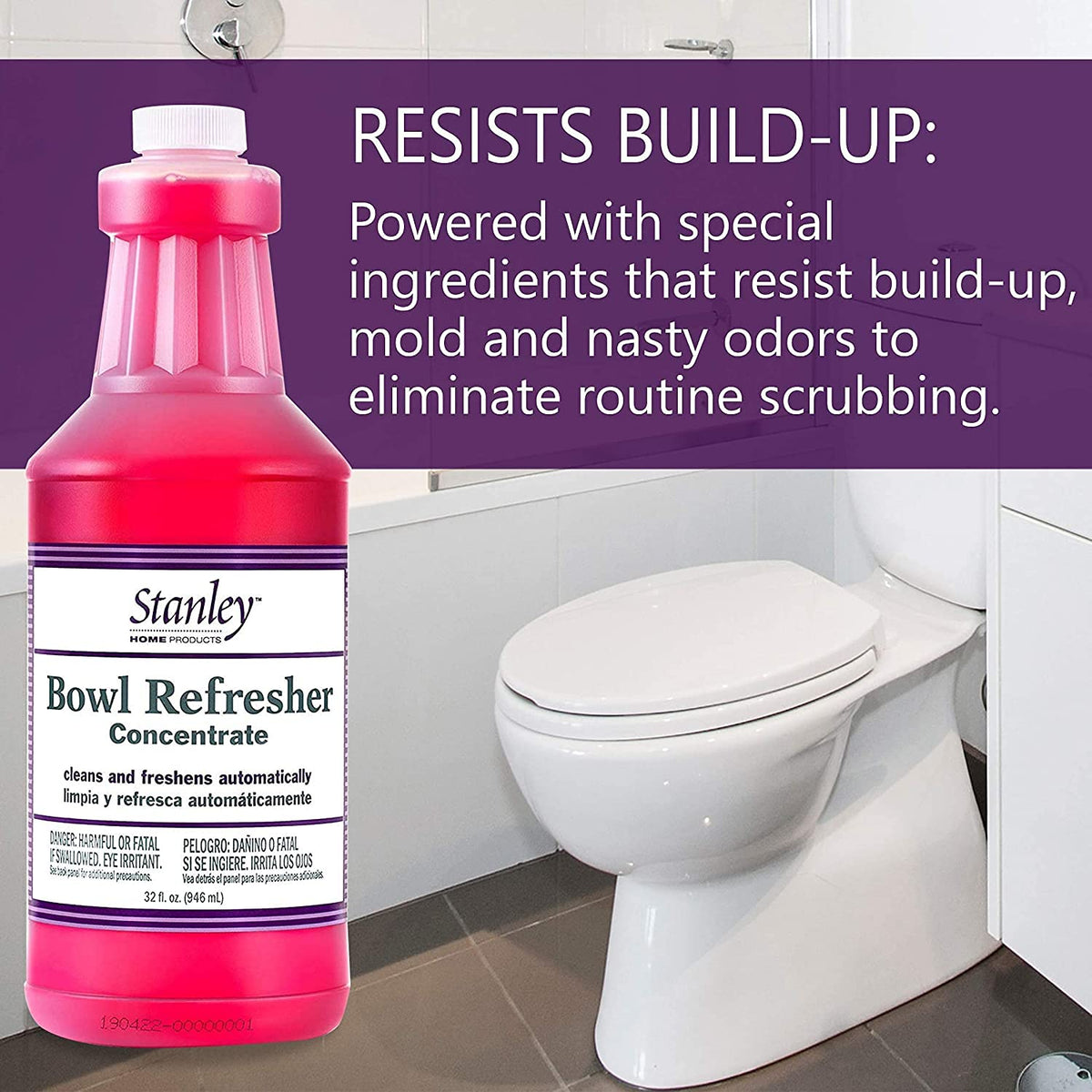 Stanley Toilet Bowl Cleaner & Deodorizer Concentrate 32 oz (128 Fl Oz)