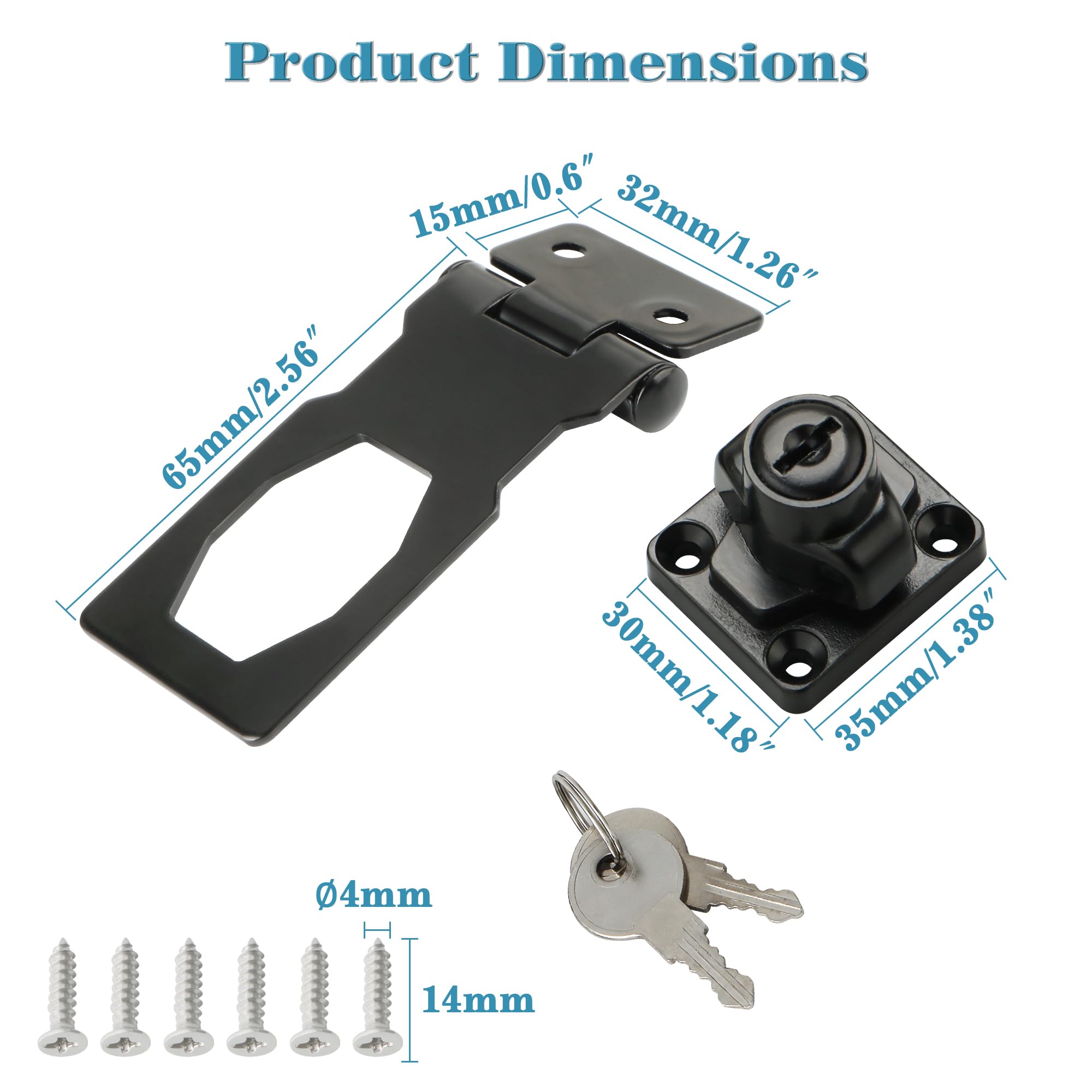 Keyed Hasp Latch