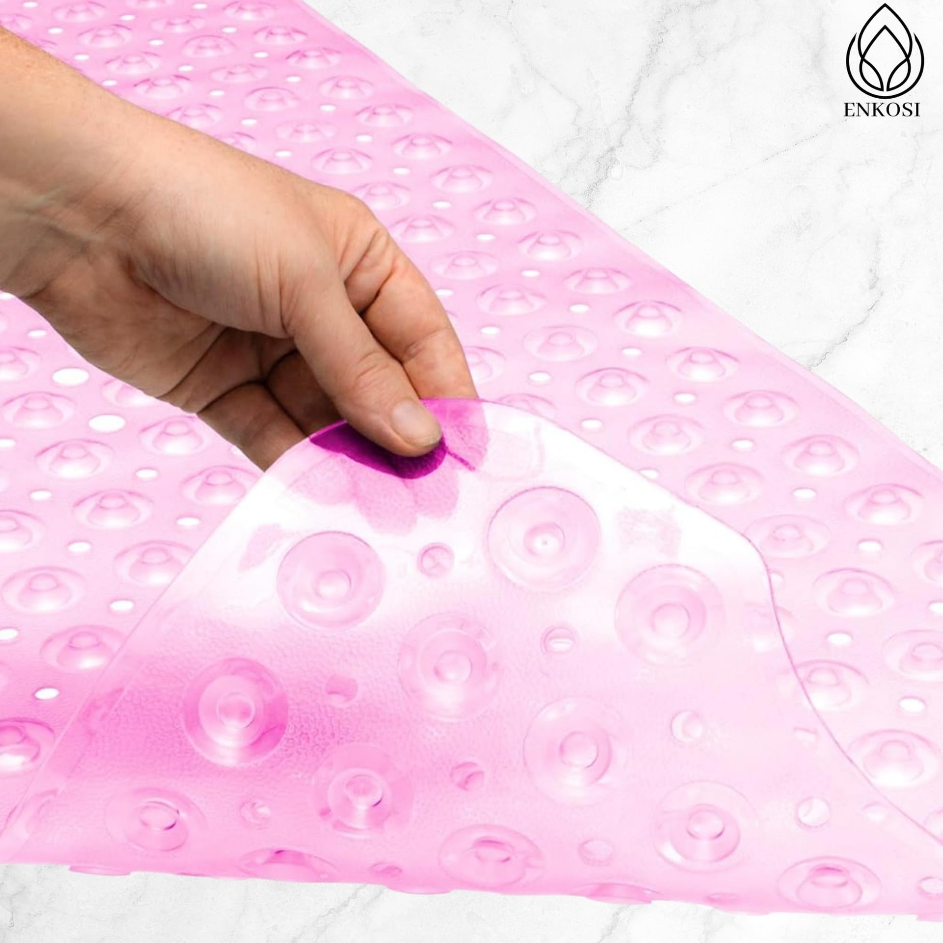 Non Slip Bath & Shower Mat 40x16 Extra Long
