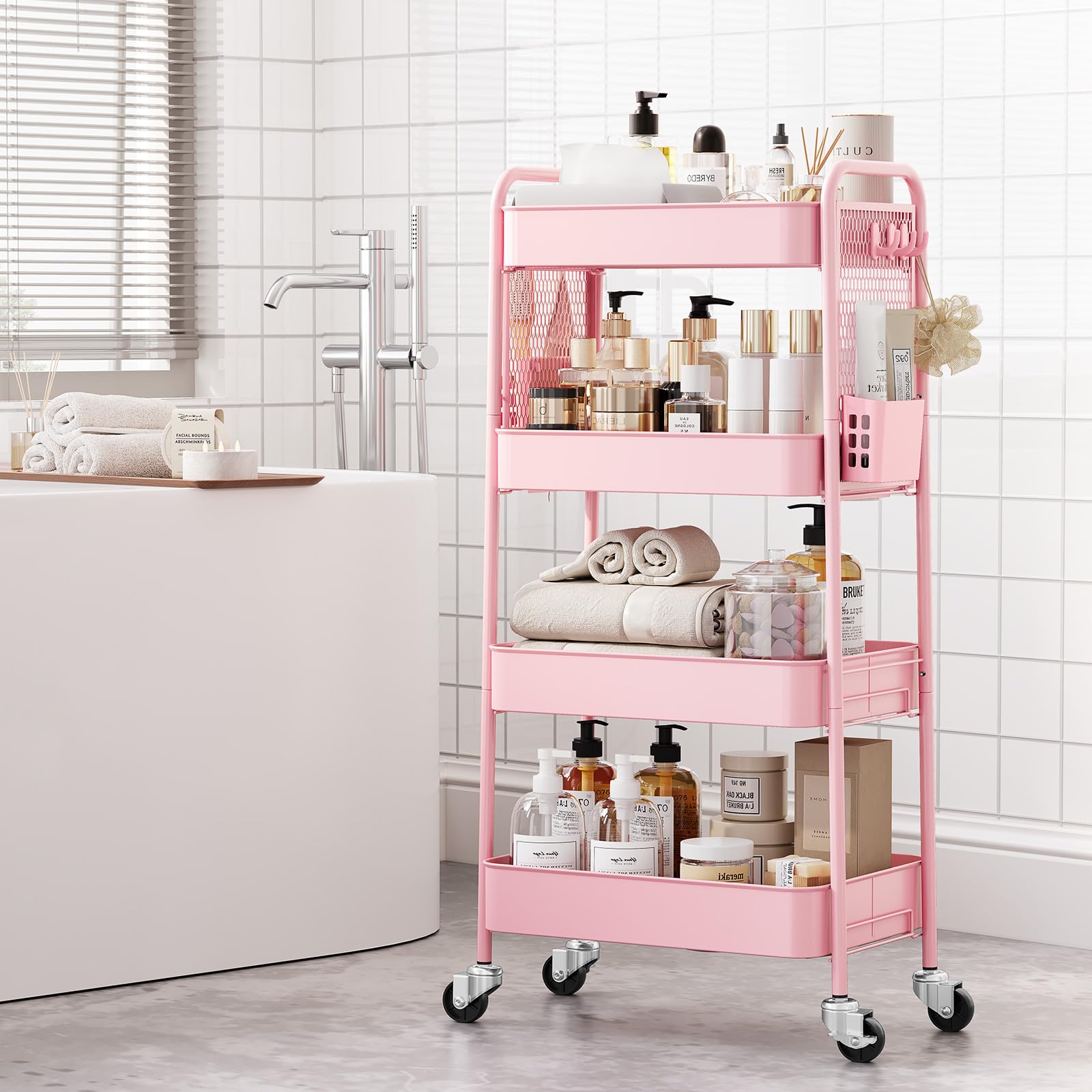 4 Tier Rolling Cart
