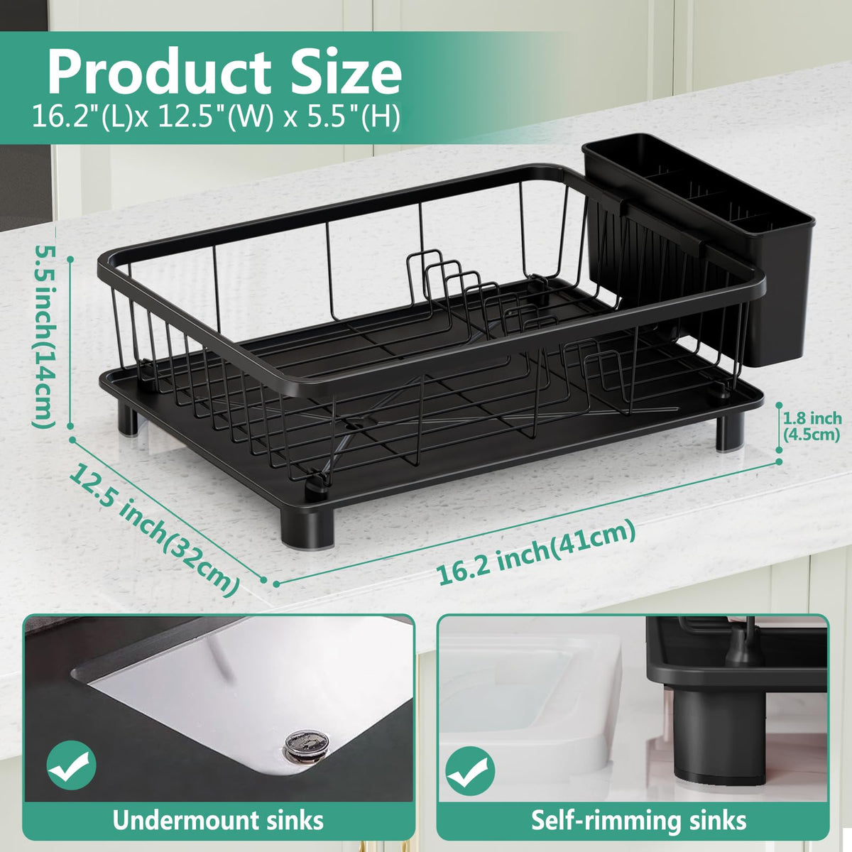 Dish Drying Rack for Kitchen Counter