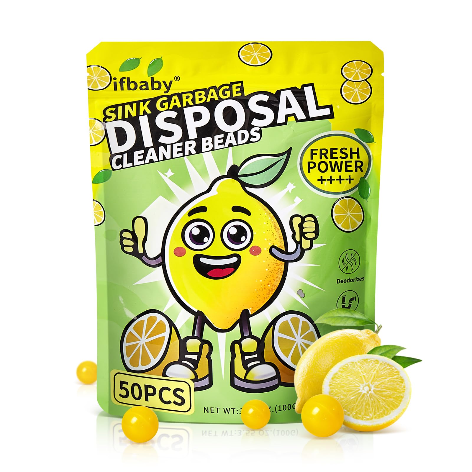 50 Count Garbage Disposal Cleaner and Deodorizer (6.7 Ounce)