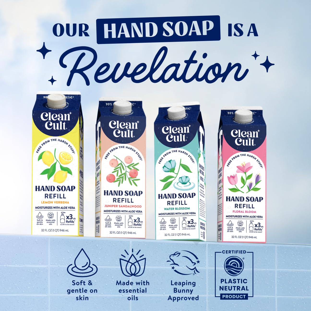 Liquid Hand Soap Refill (64 Fl Oz)