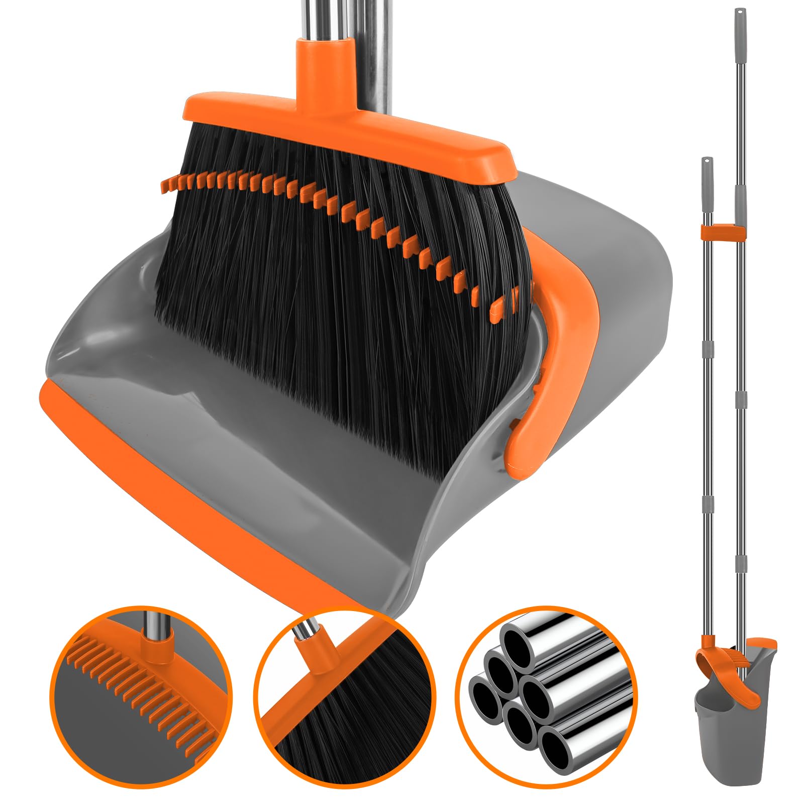 Broom and Dustpan Combo Set