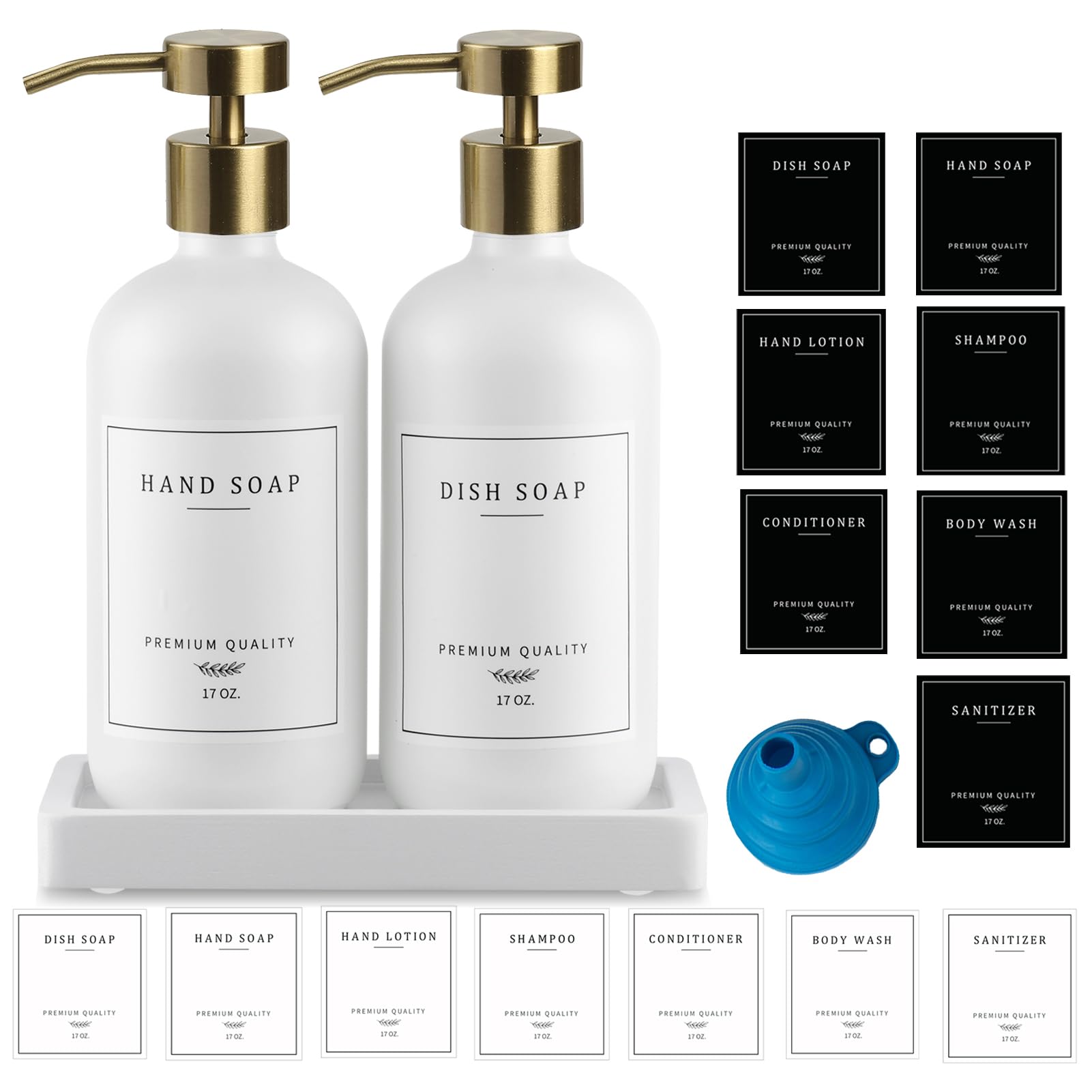 Soap Dispenser Bathroom (2 Count)