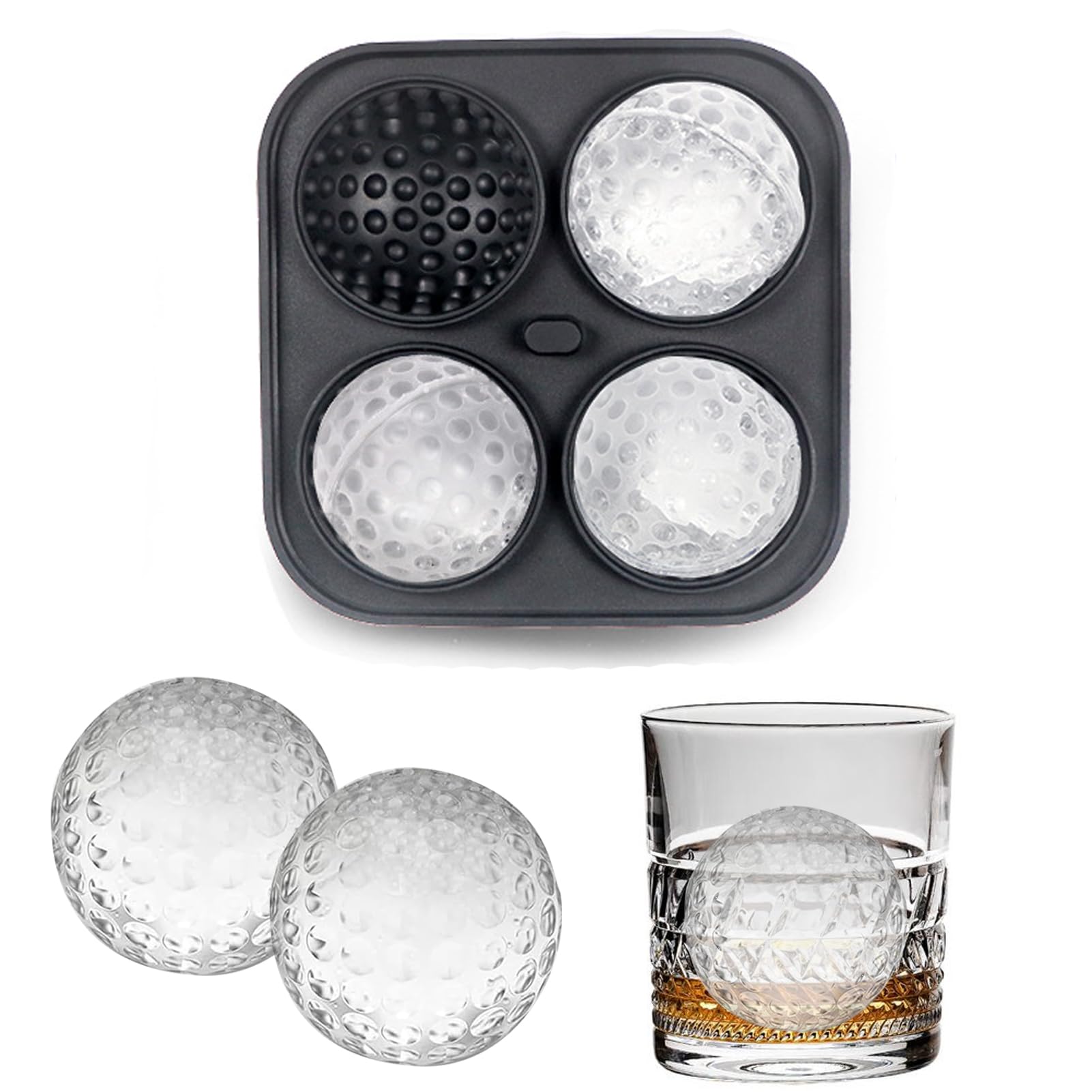 Golf Ice Cube Tray 3D