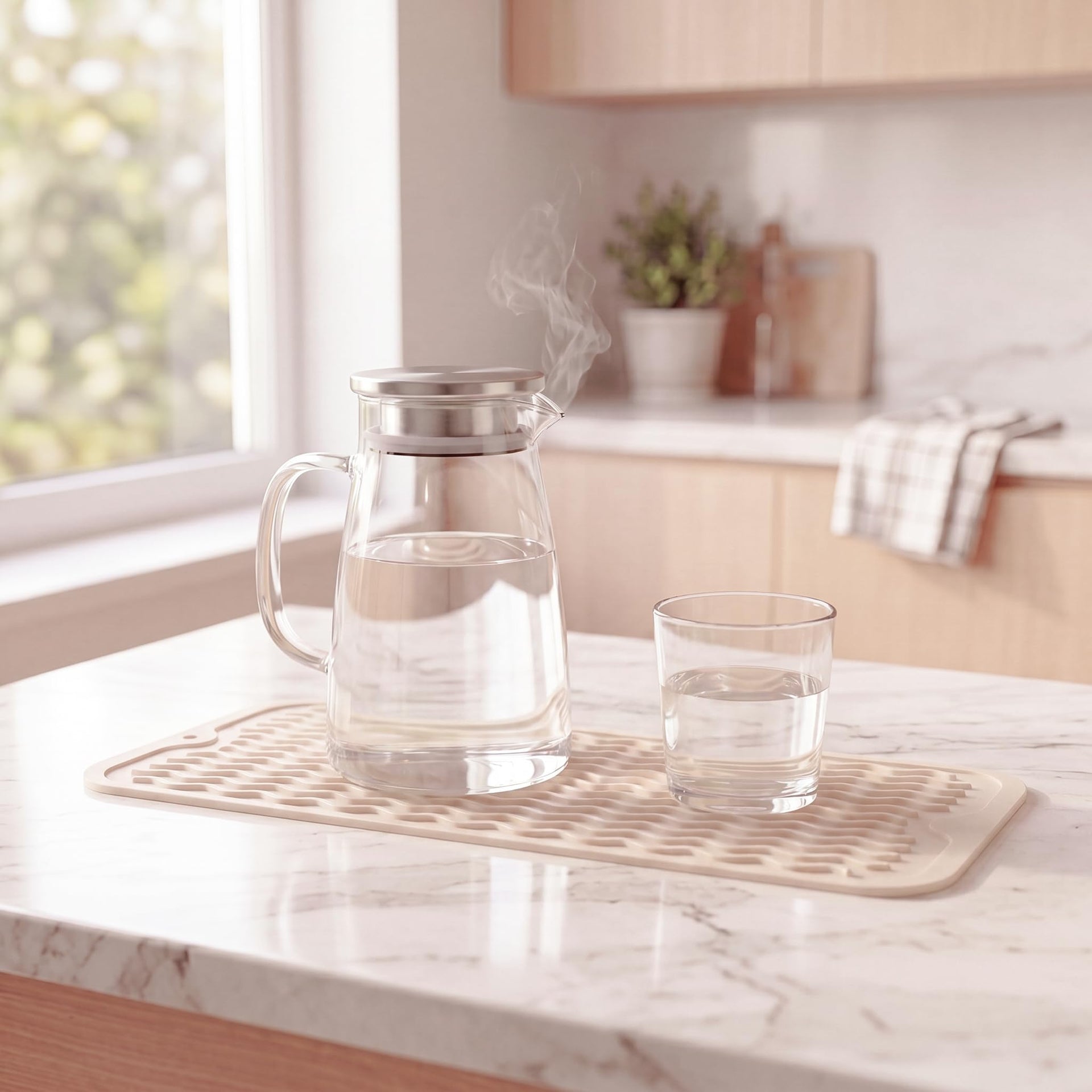 Silicone Dish Drying Mat for Multiple Usage