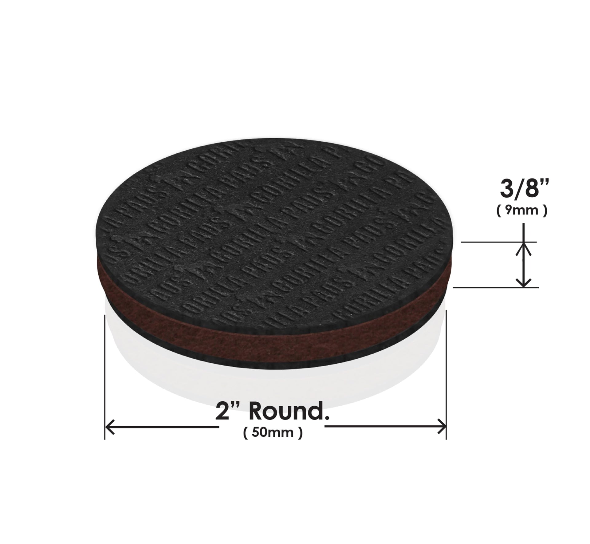 GorillaPads Non Slip Furniture Pads (16 Count)