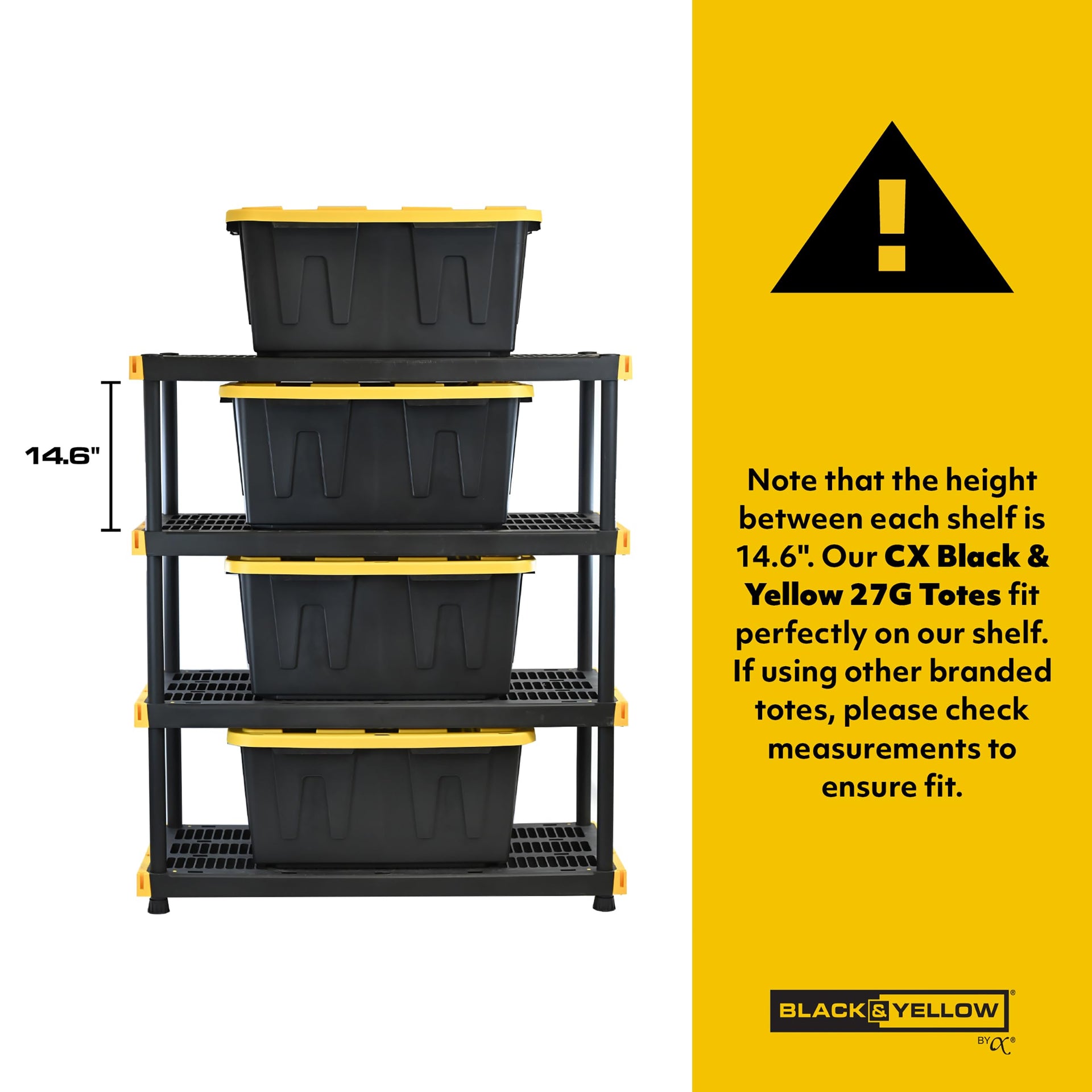 Heavy Duty 4 Tier Garage Storage Shelves + 8
