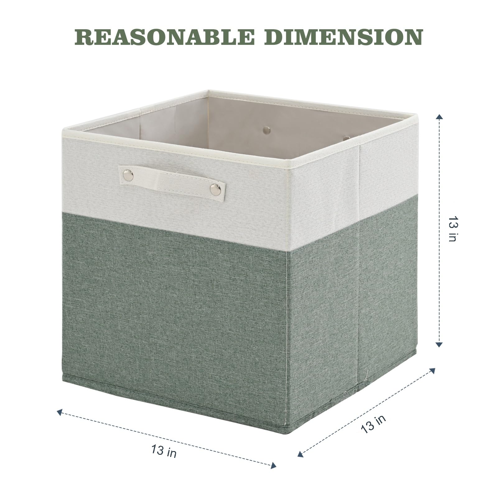 13x13x13 Storage Cube Bins 4 Pack