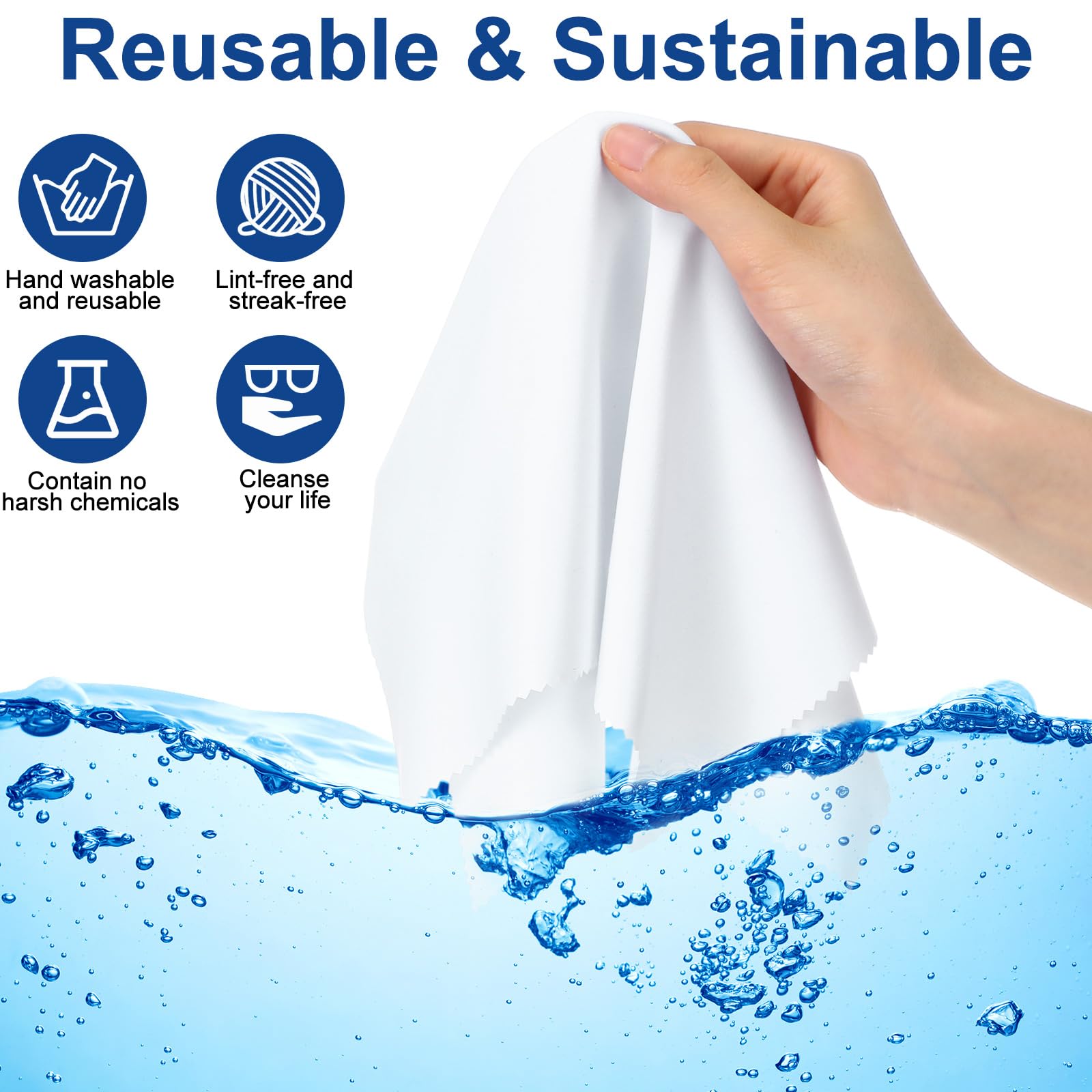 12 Pack Microfiber Cleaning Cloth