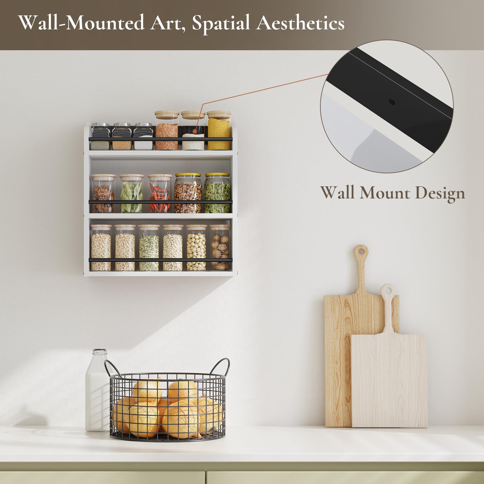 Spice Rack Wall Mount