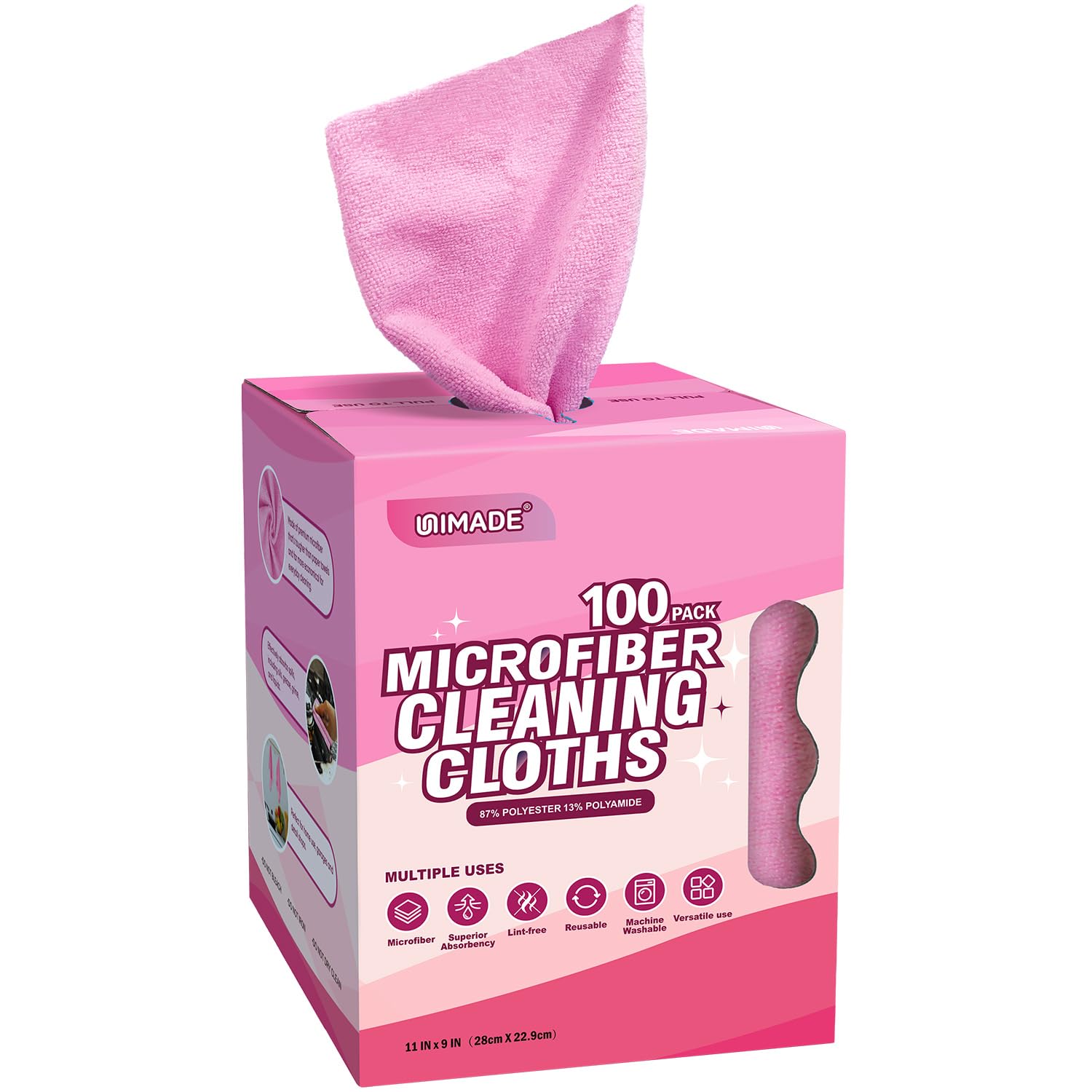 Microfiber Cleaning Cloth (100 Count)