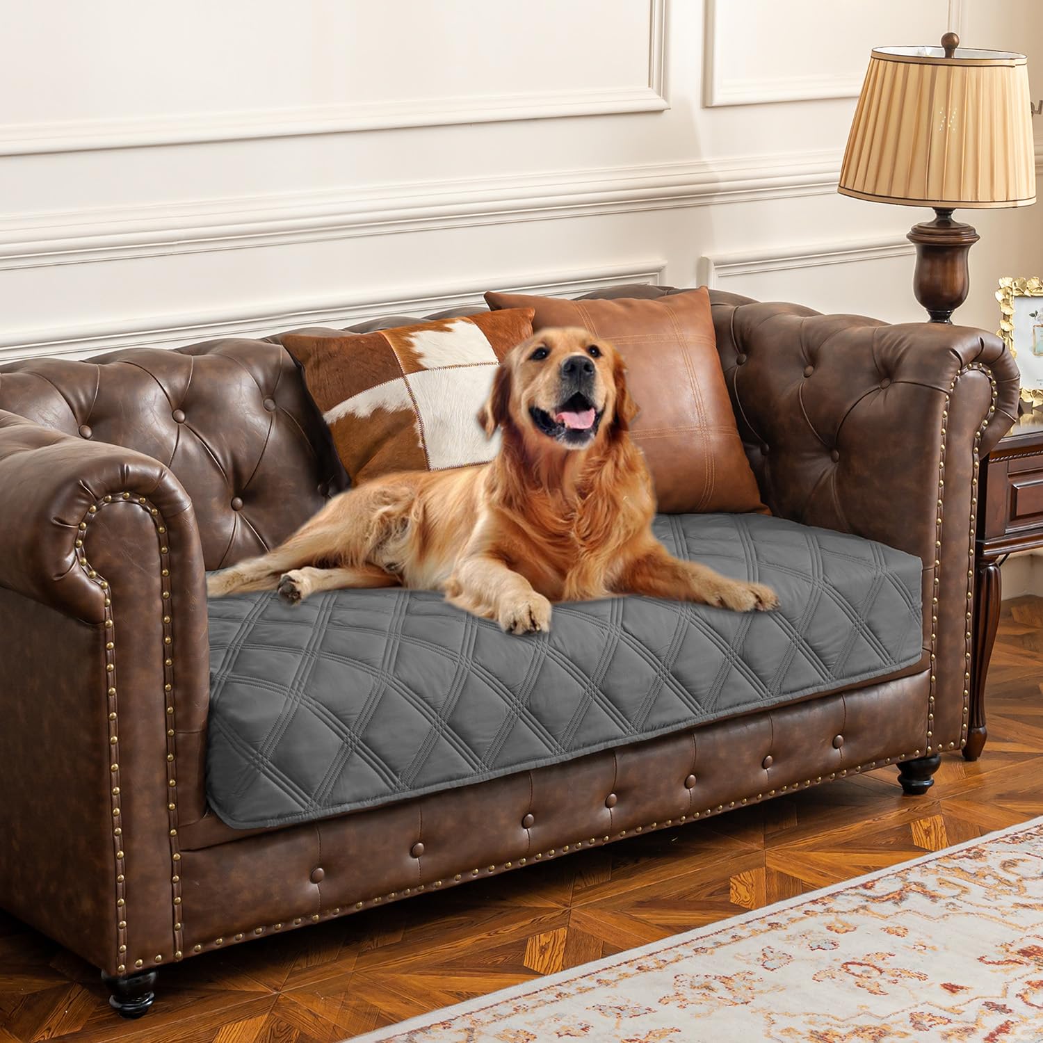 Waterproof Dog Bed Cover Pet Blanket with Anti