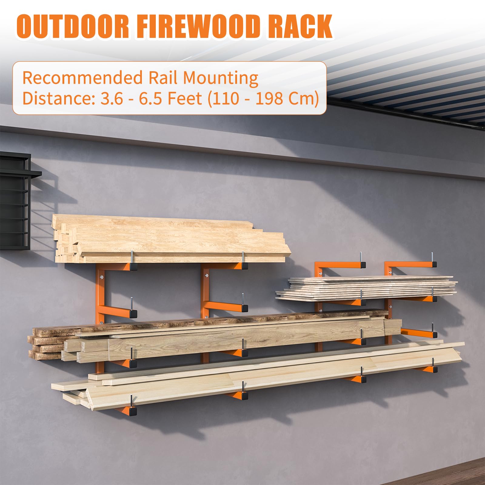 2 Pack Lumber Storage Rack (2 Count)