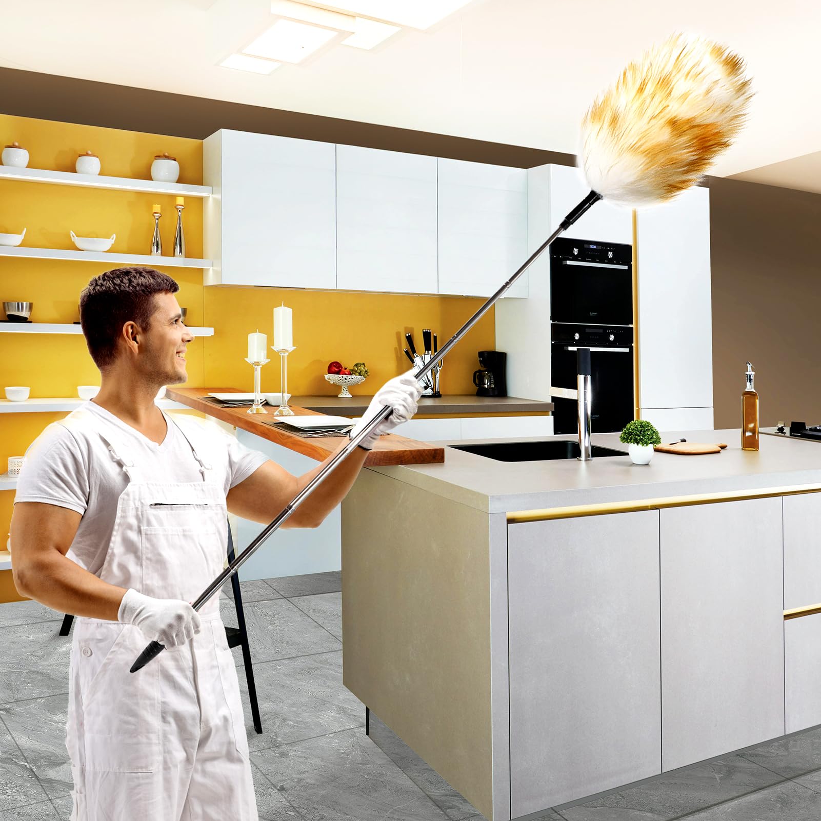 Extendable Lambswool Duster