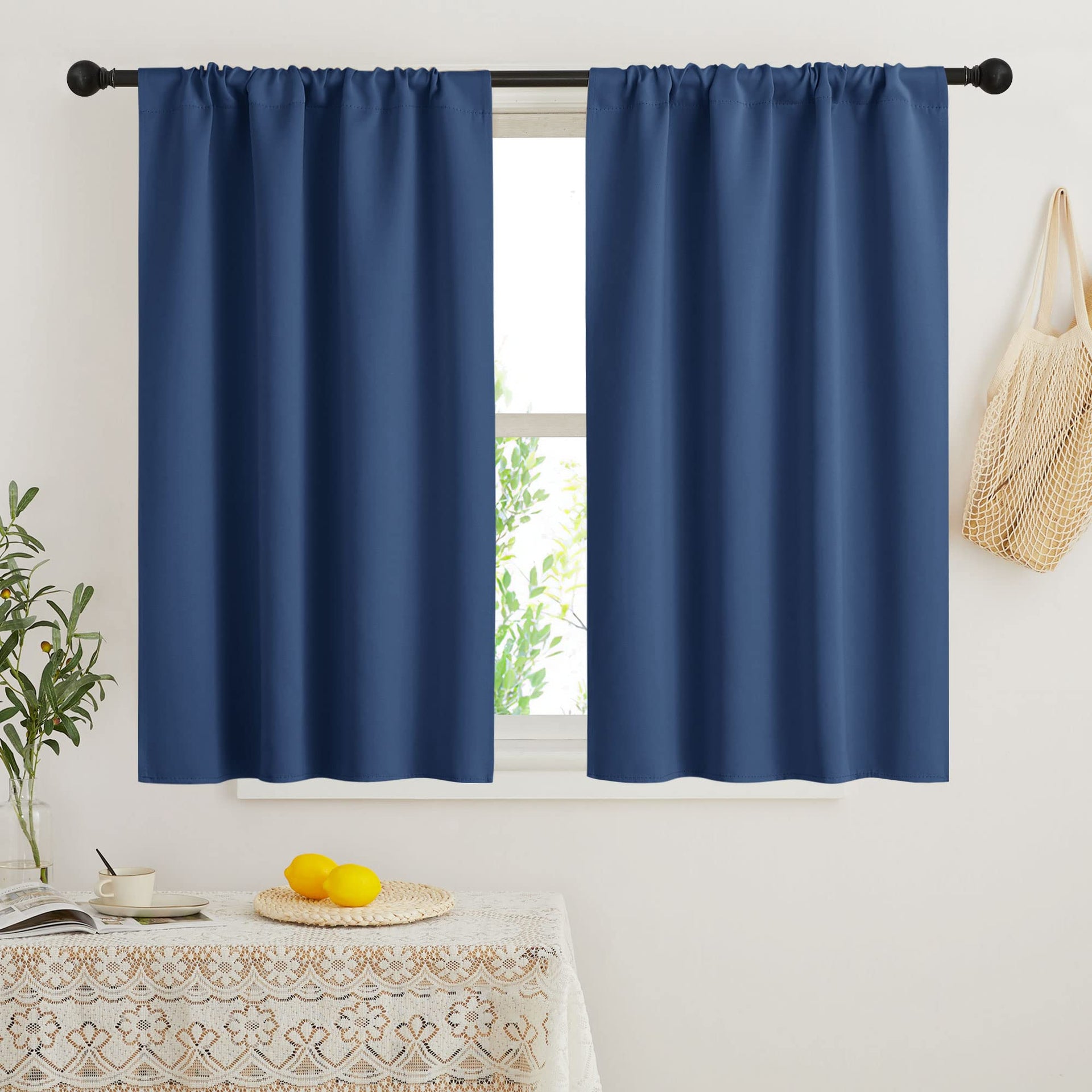 Short Blackout Curtains for Bedroom (2 Count)